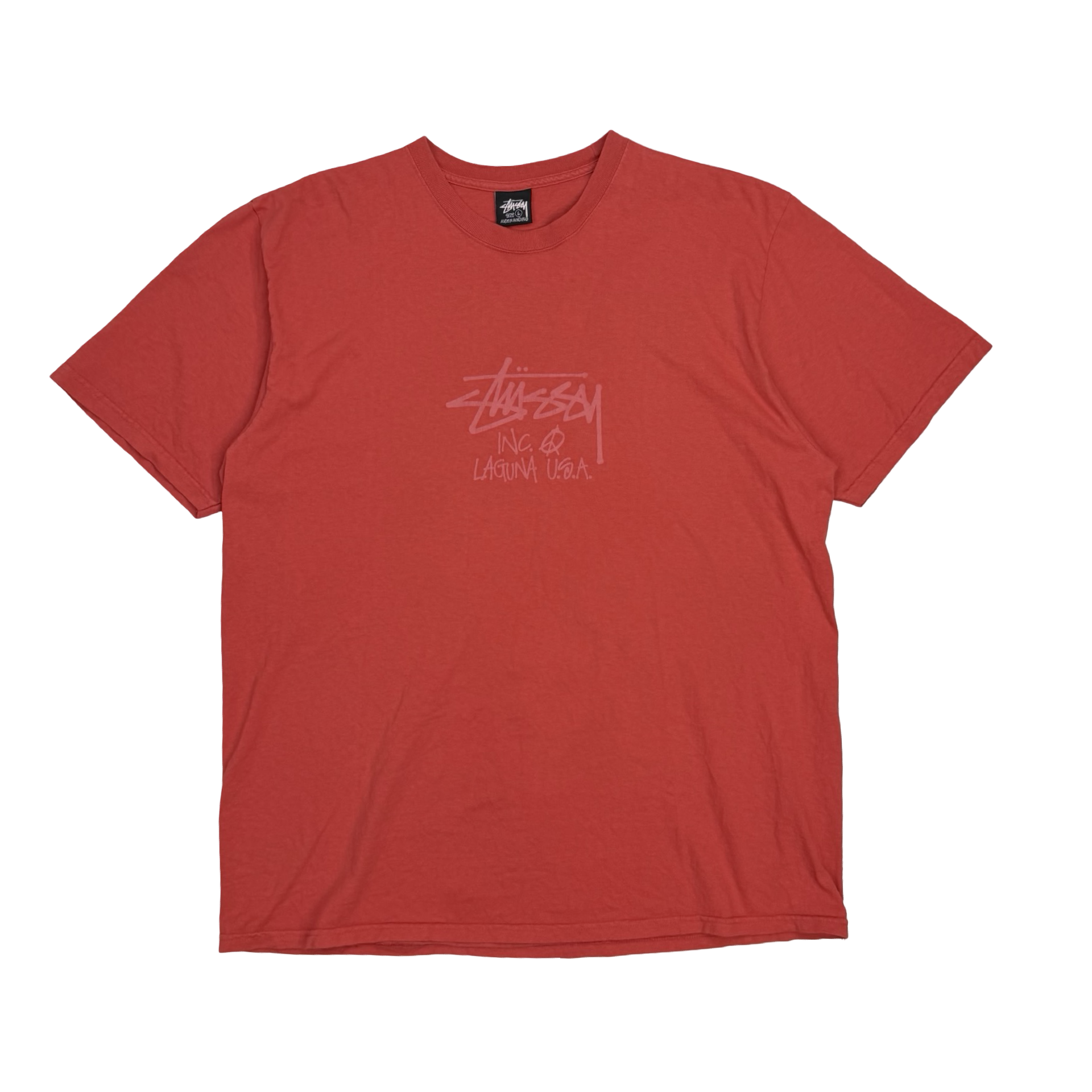 Stussy Laguna USA Pigment Dyed Tee Guava