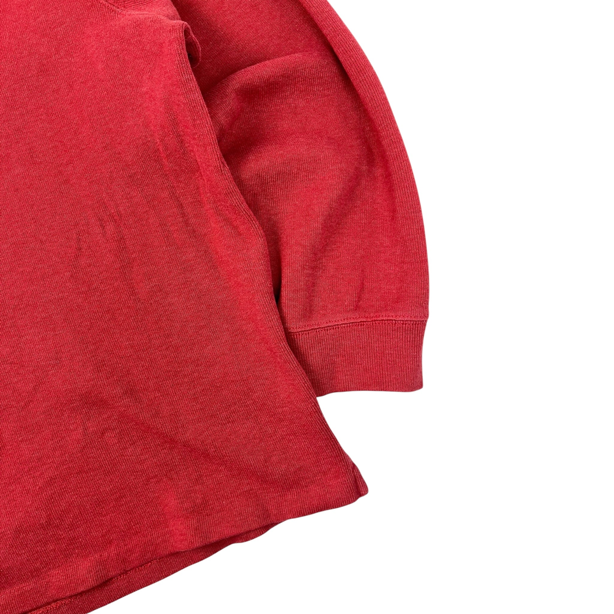 Polo Ralph Lauren Faded Red Quarter Zip Sweater