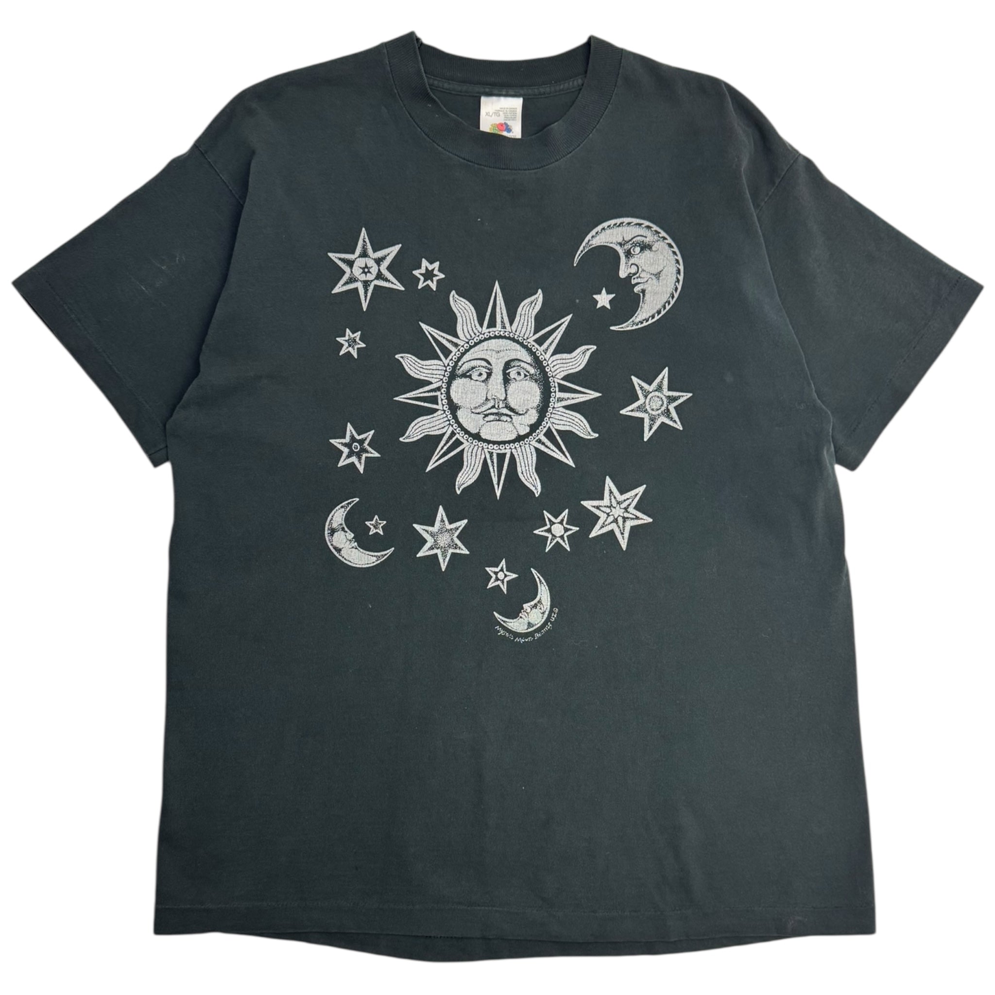 Vintage Mystic Moon Beams Celestial T-Shirt