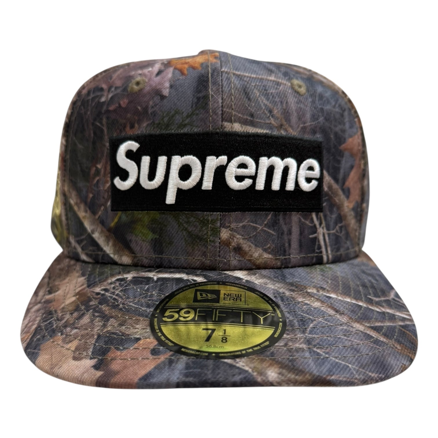 Supreme x New Era Champions Box Logo Hat RealTree
