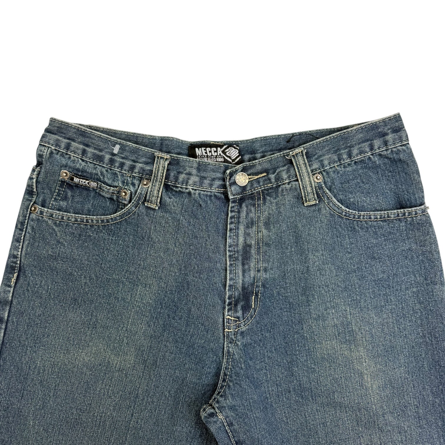 Vintage Mecca Jeans Company Denim Pants Medium Wash