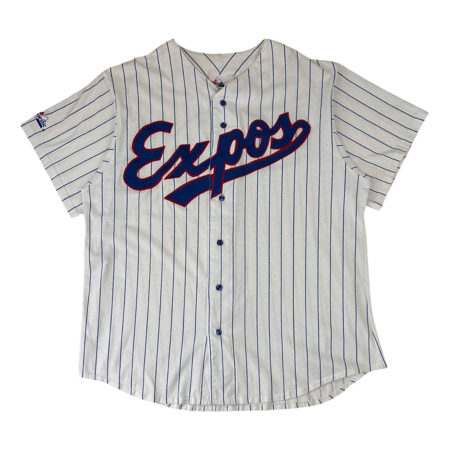 Vintage Majestic Montreal Expos Baseball Jersey White
