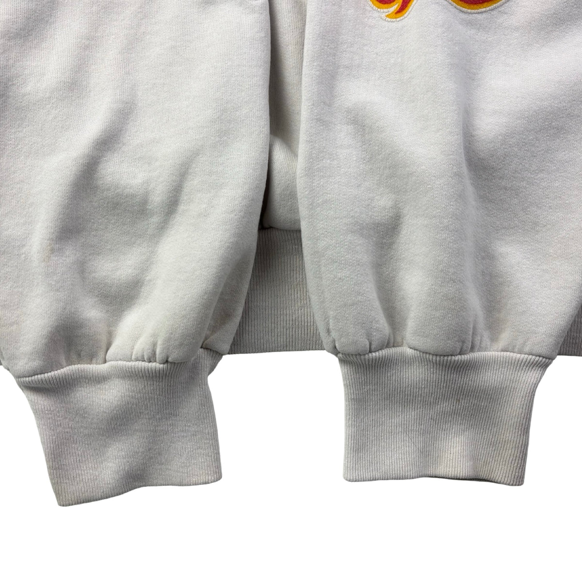 1991 Bulletin Athletic Calgary Flames Crewneck White