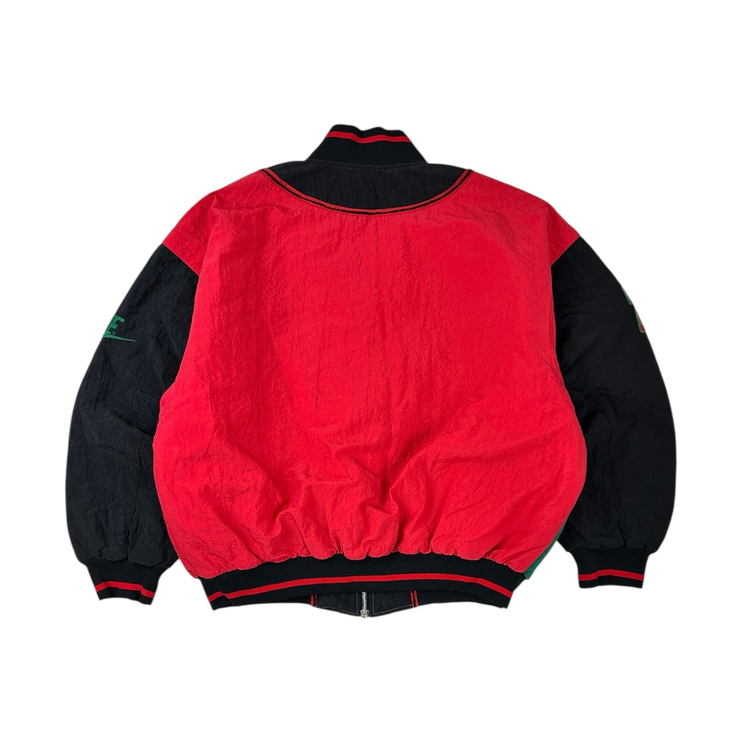 Vintage Nike x Jordan Bomber Jacket Black/Green/Red