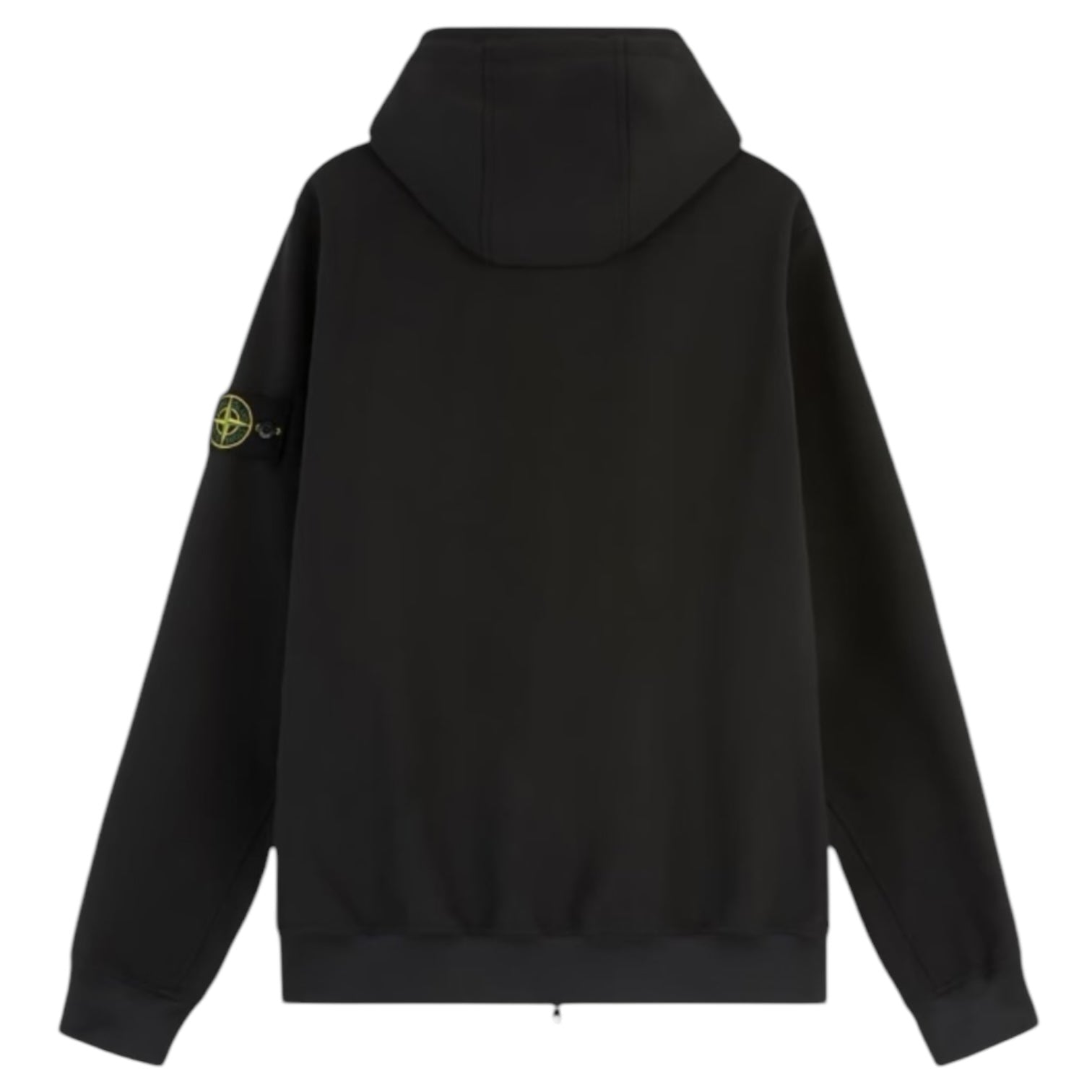 Stone Island Soft Shell Hooded Jacket Black