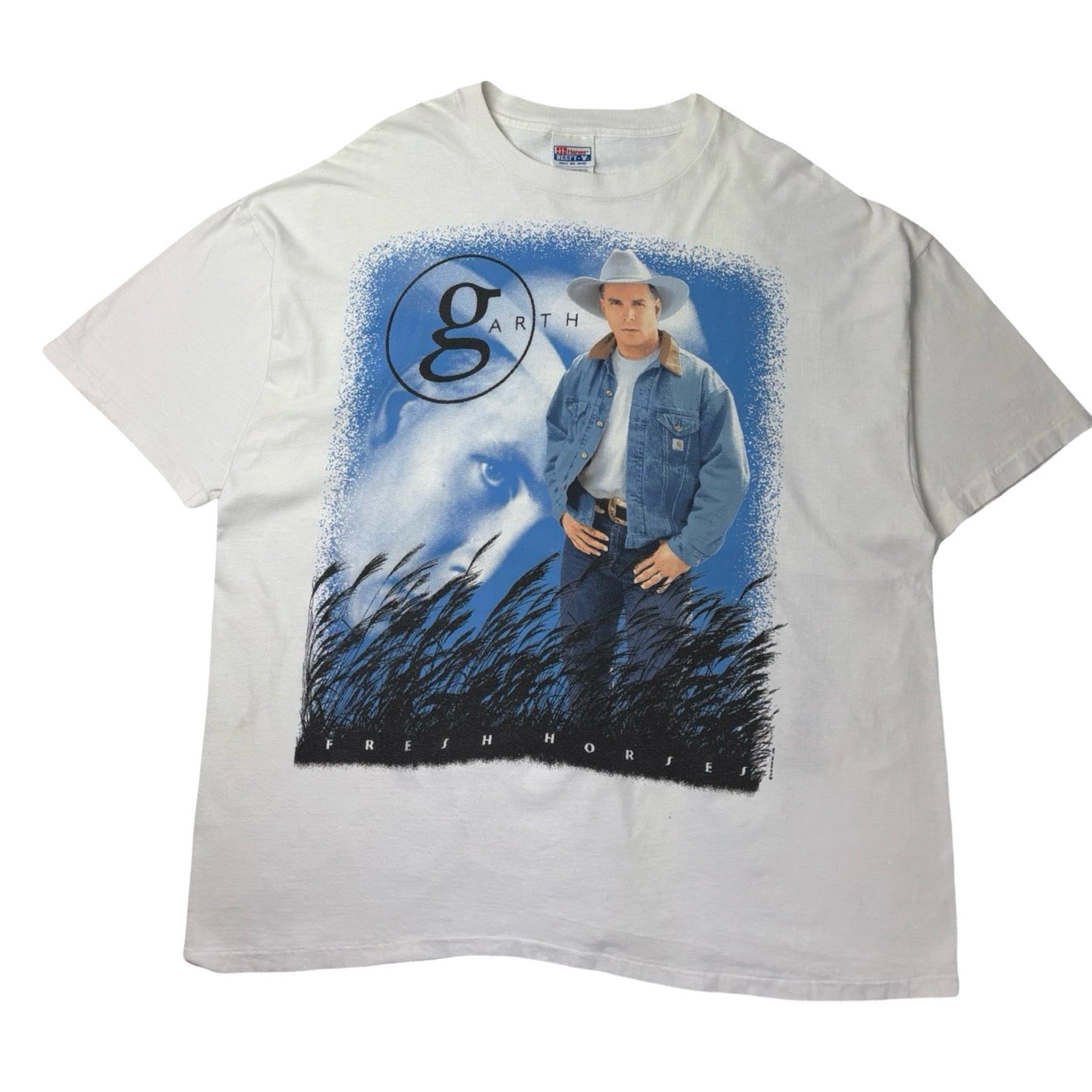 1996 Garth Brooks Fresh Horse T-Shirt White