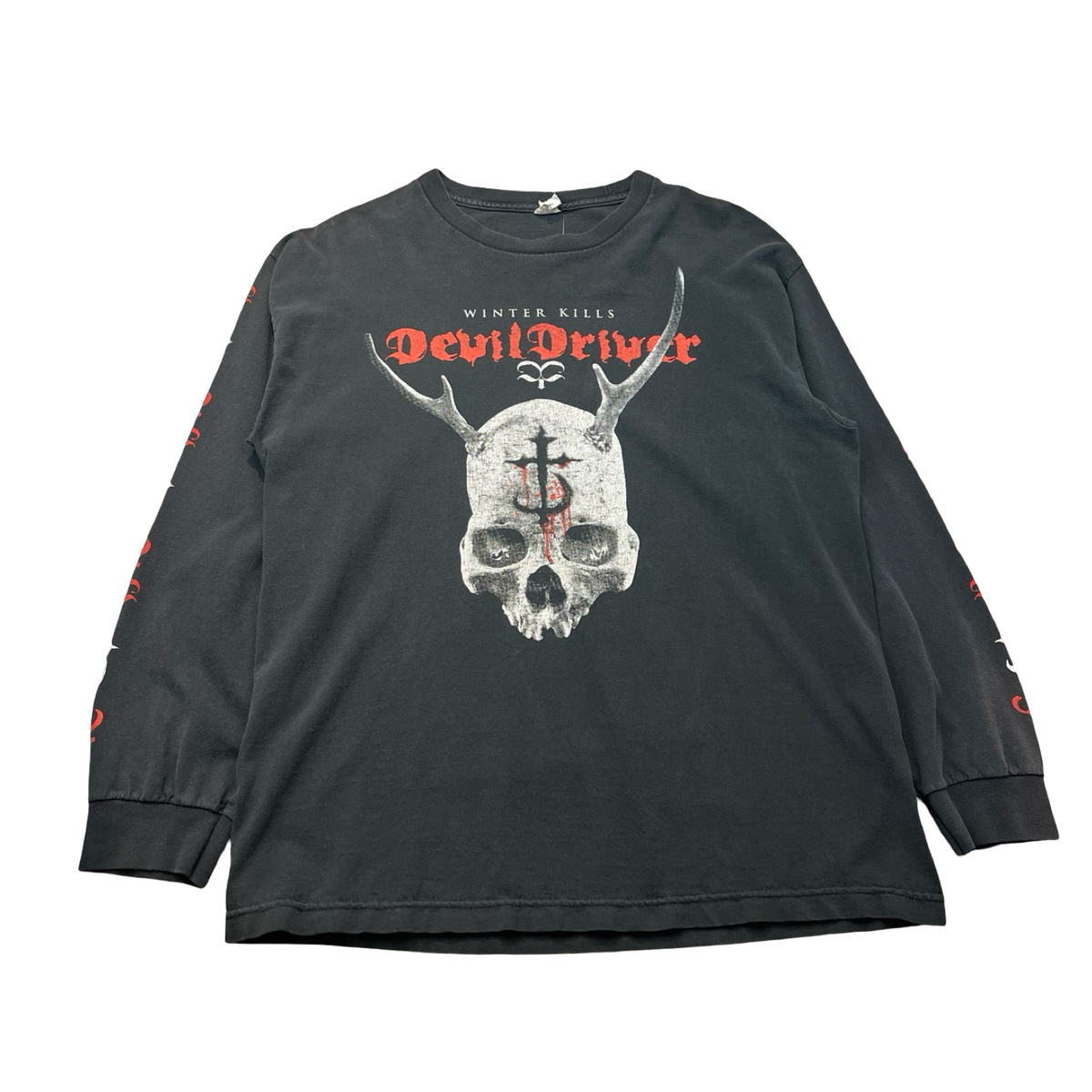 Vintage Y2K Devildriver Winter Kills Album L/S Tee