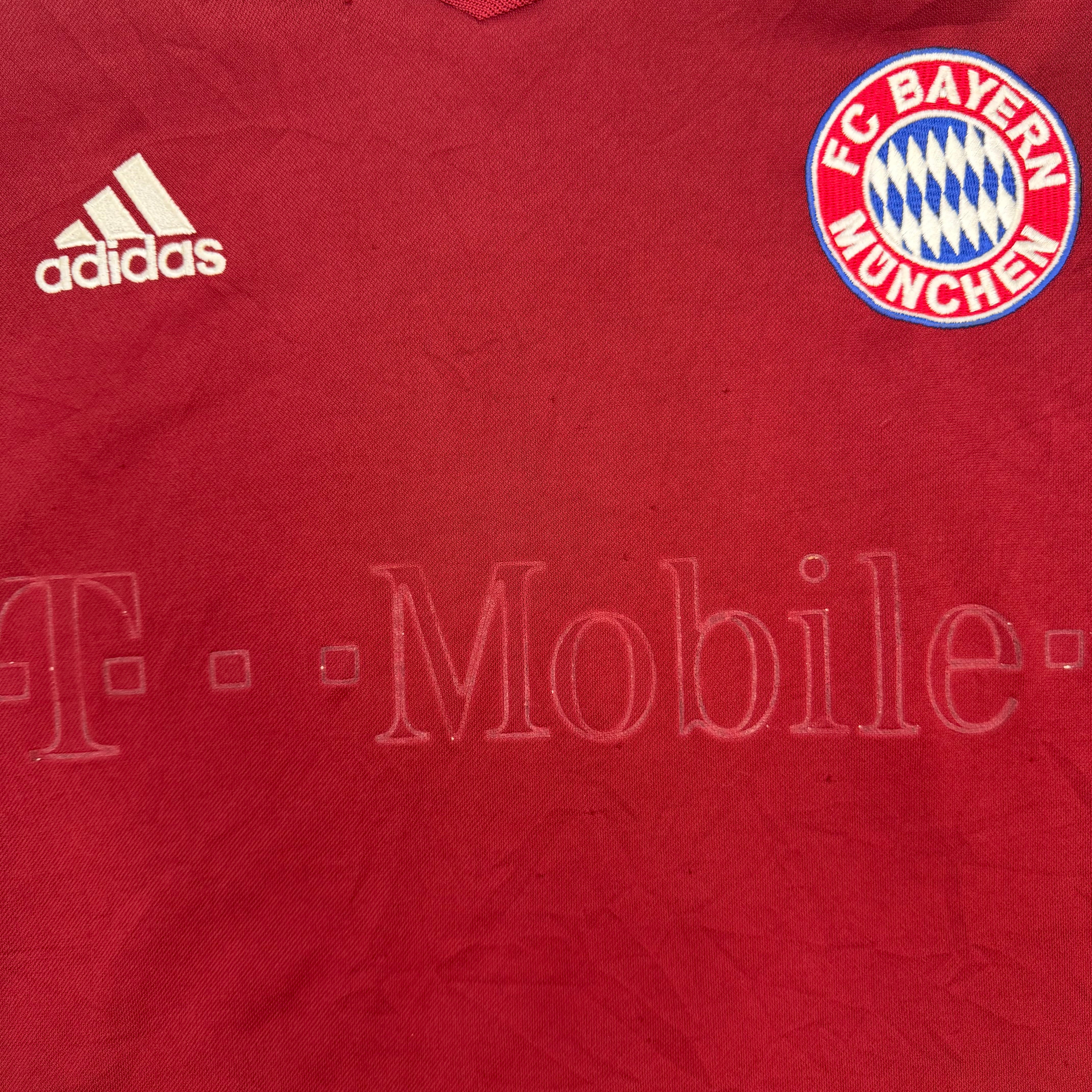 Vintage Adidas FC Bayern Munich Home Jersey Red