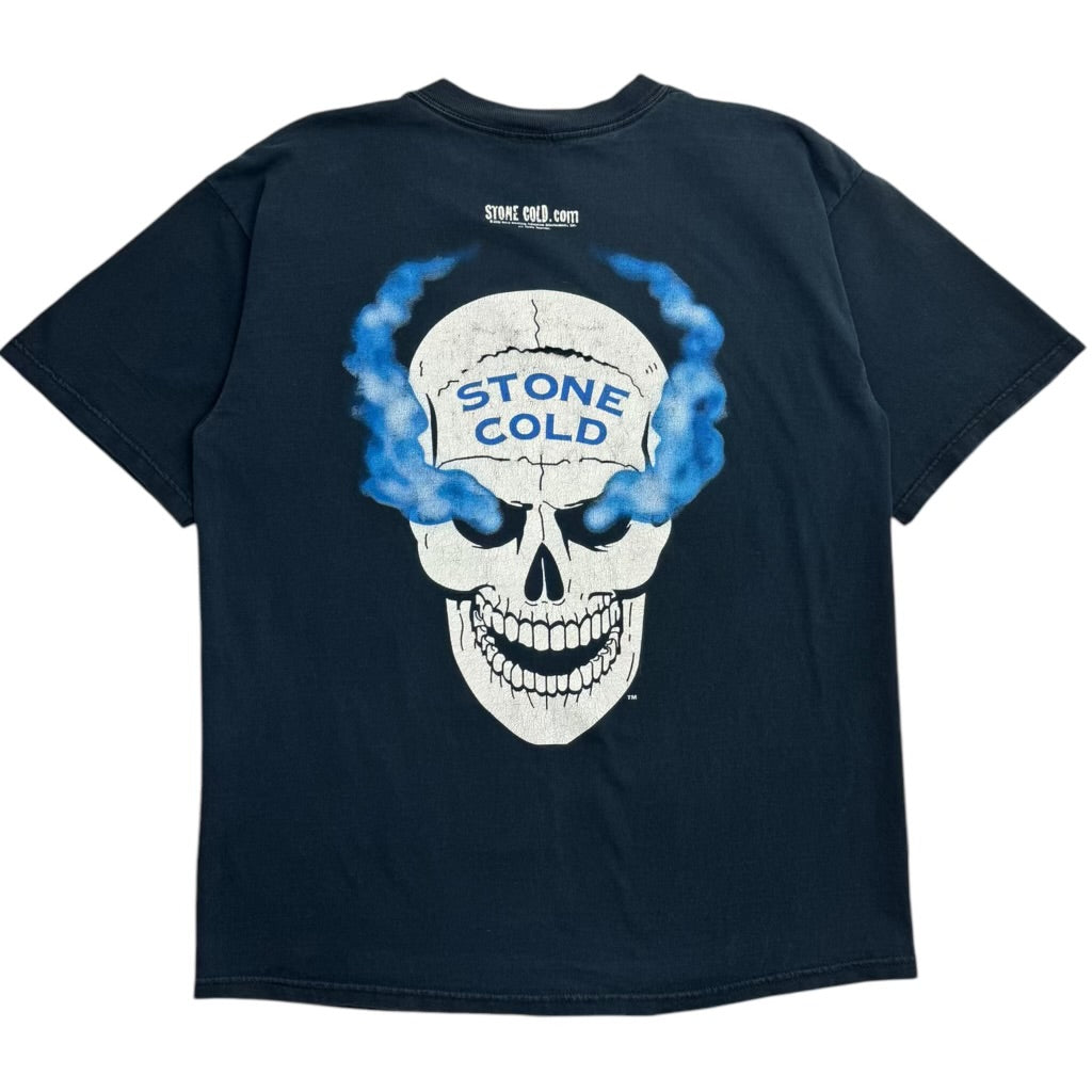 2002 Stone Cold "What?" Skull T-Shirt