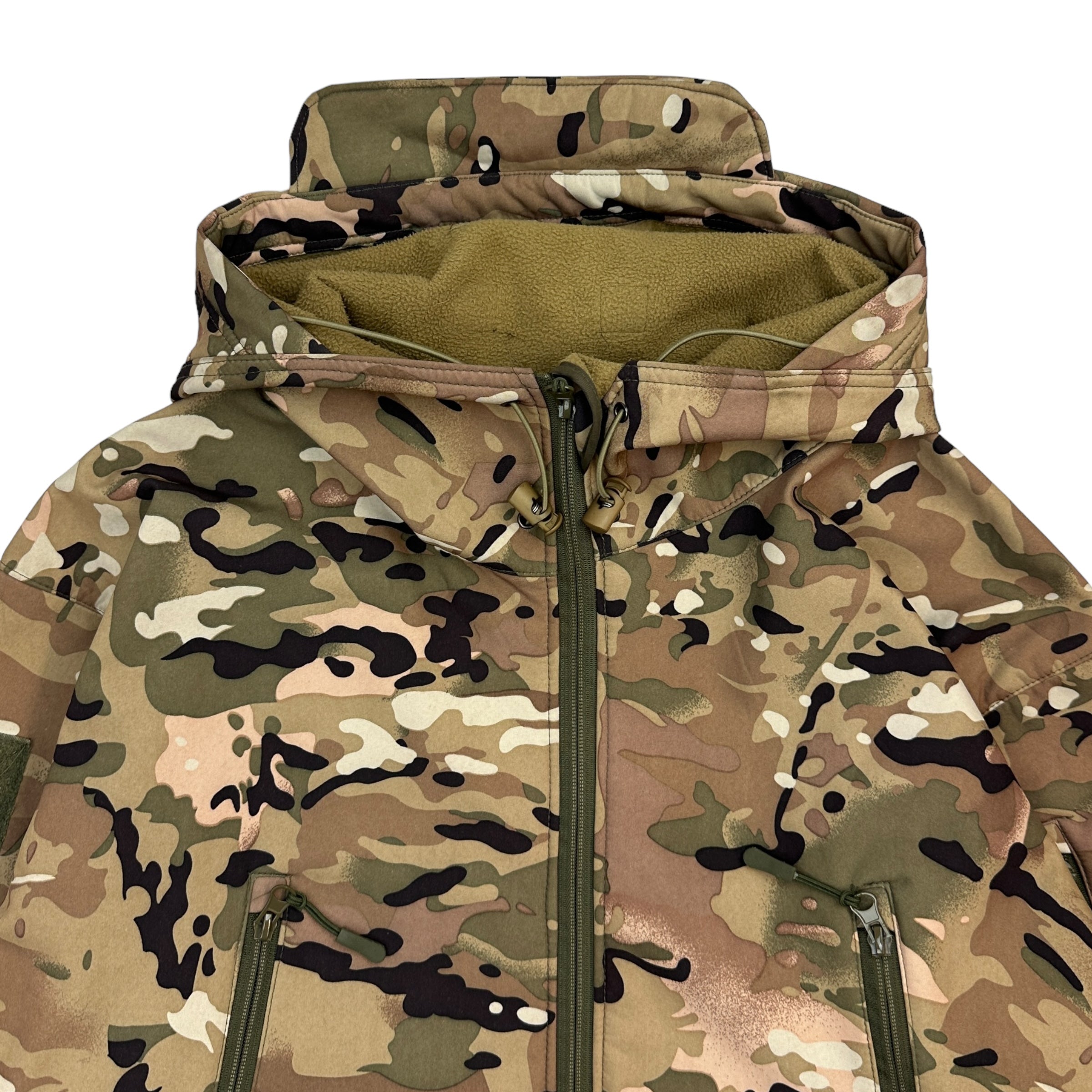 Vintage Military Camo Rain Jacket