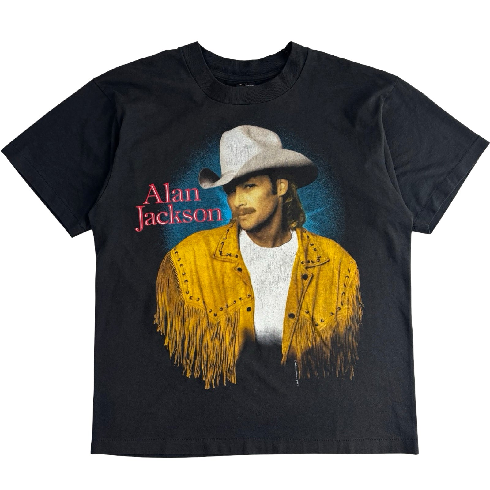 1991 Alan Jackson A Lot About Livin’ T-Shirt Black