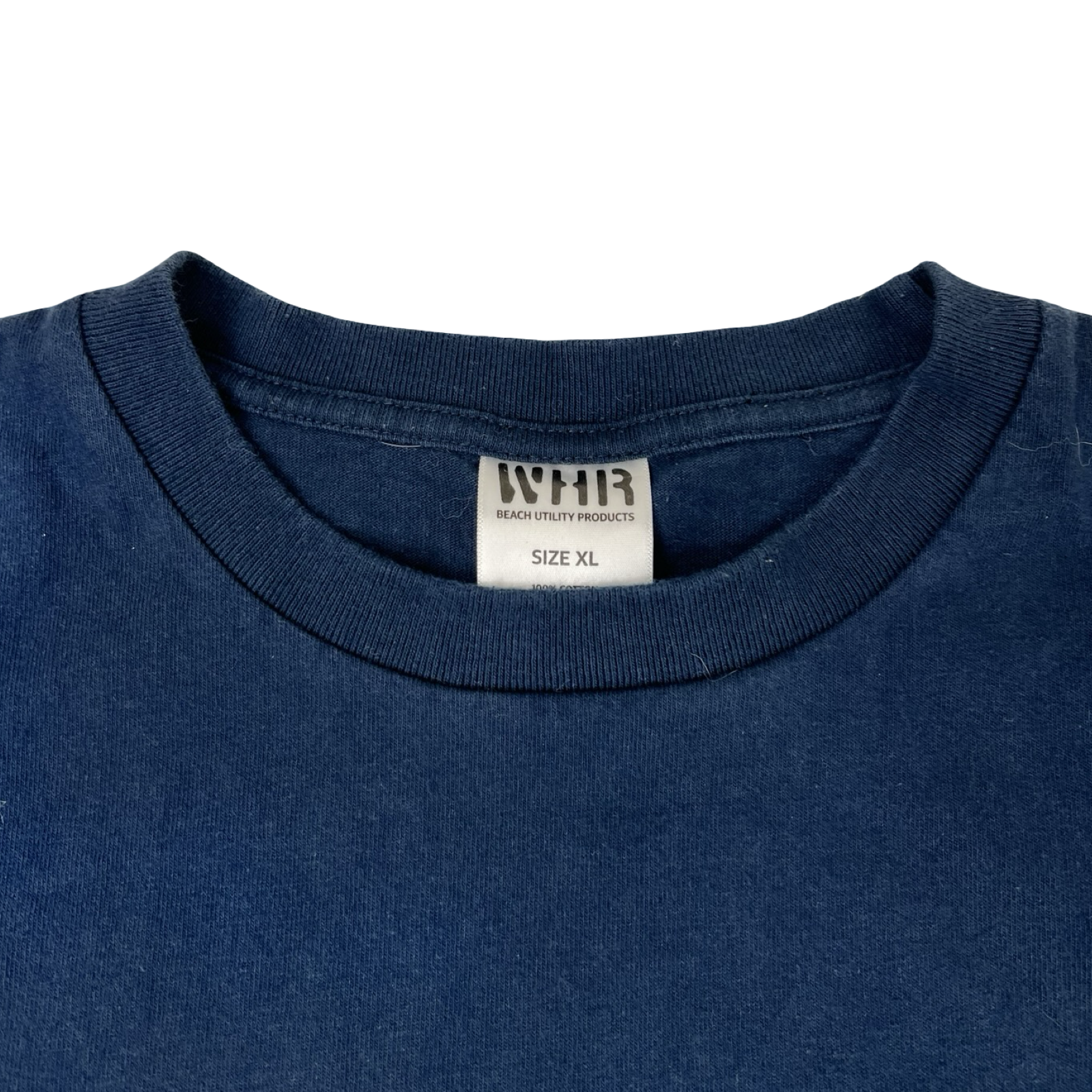 WHR Western Hydrodynamic Research Utility Long Sleeve Pocket T-Shirt Navy