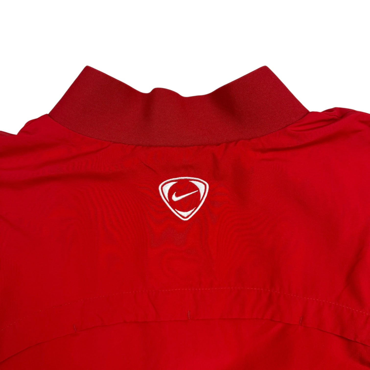 Vintage Nike Manchester United Warm Up Jacket Red