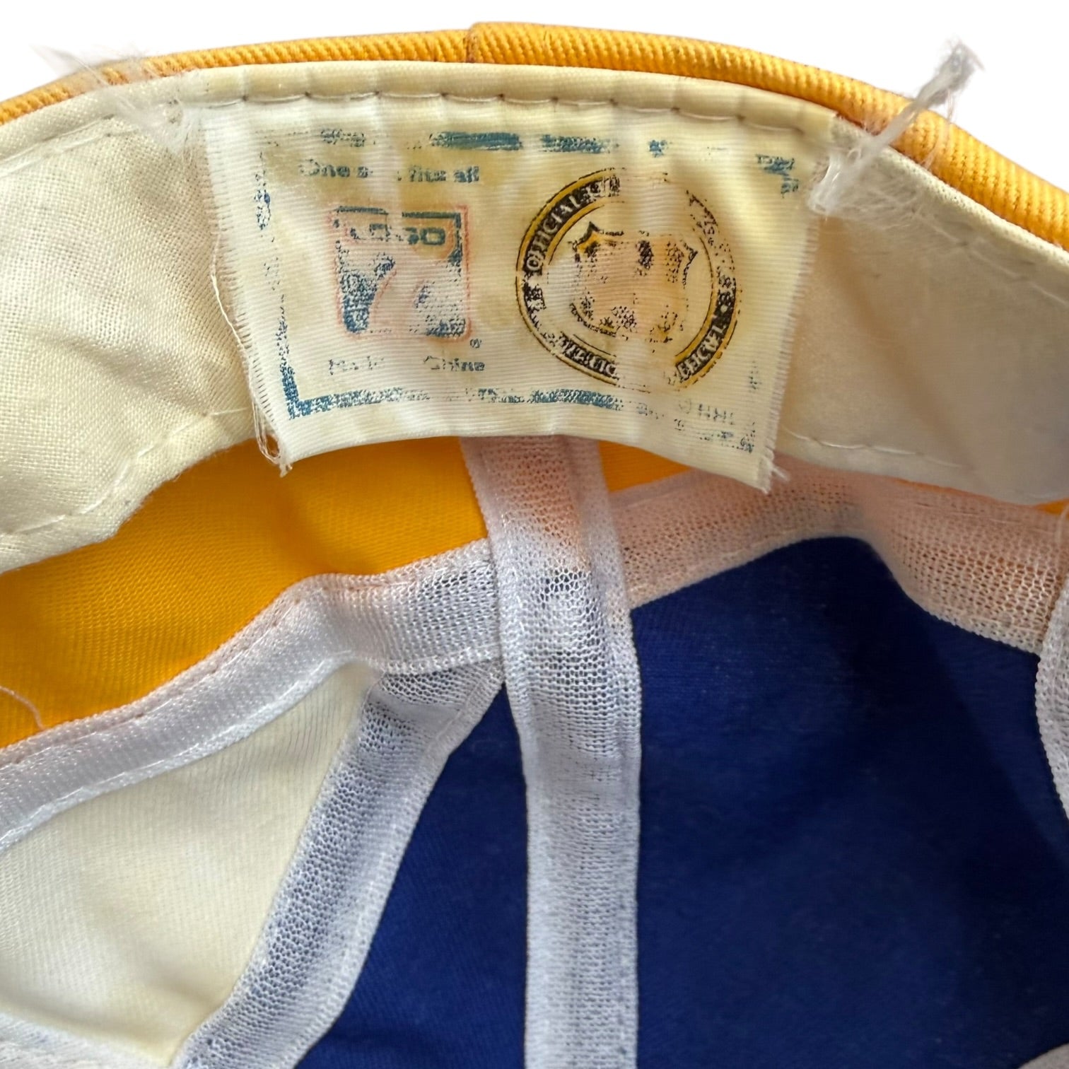 Vintage NHL St Louis Blues Hat Yellow/Blue