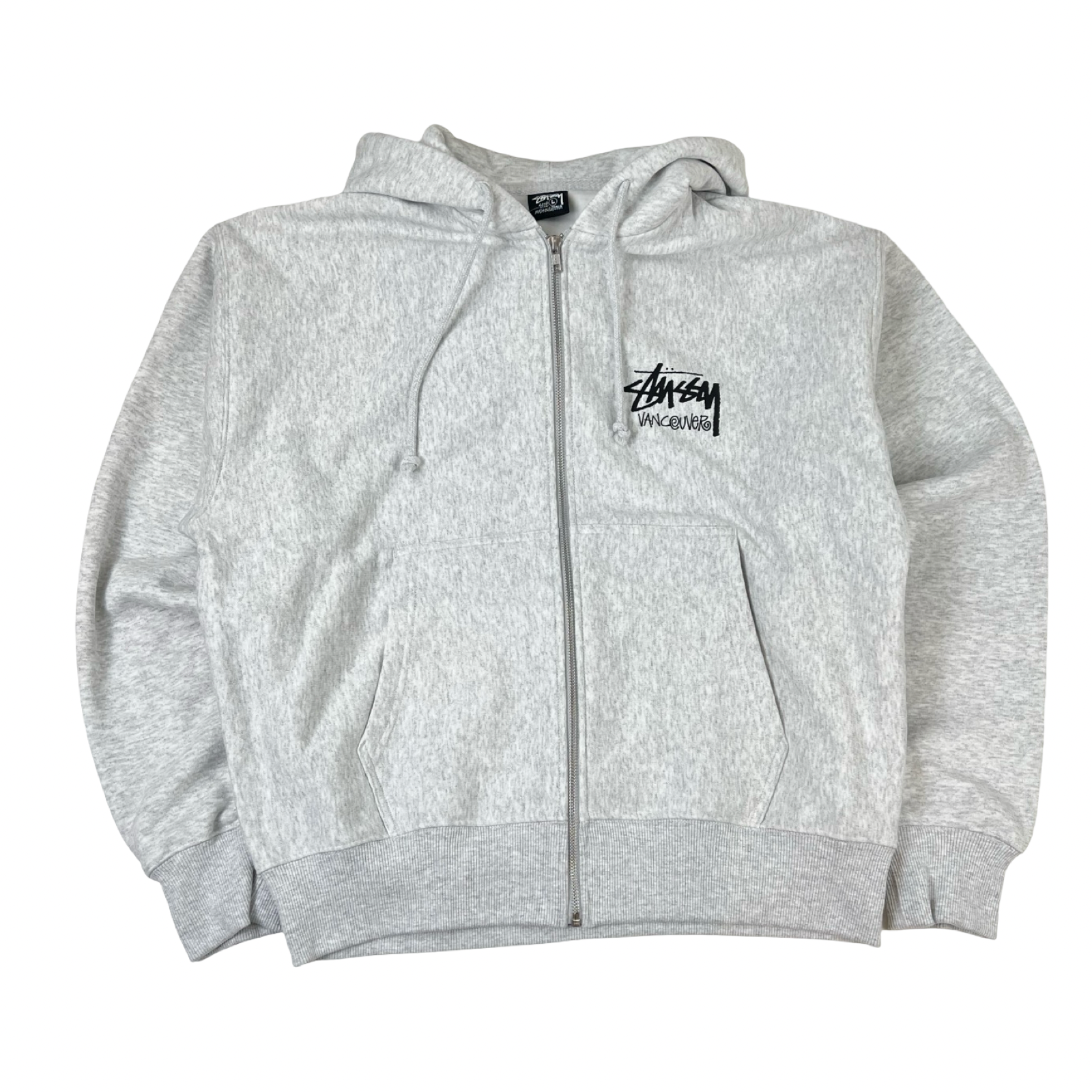 Stussy Vancouver Zip Hoodie Ash Heather