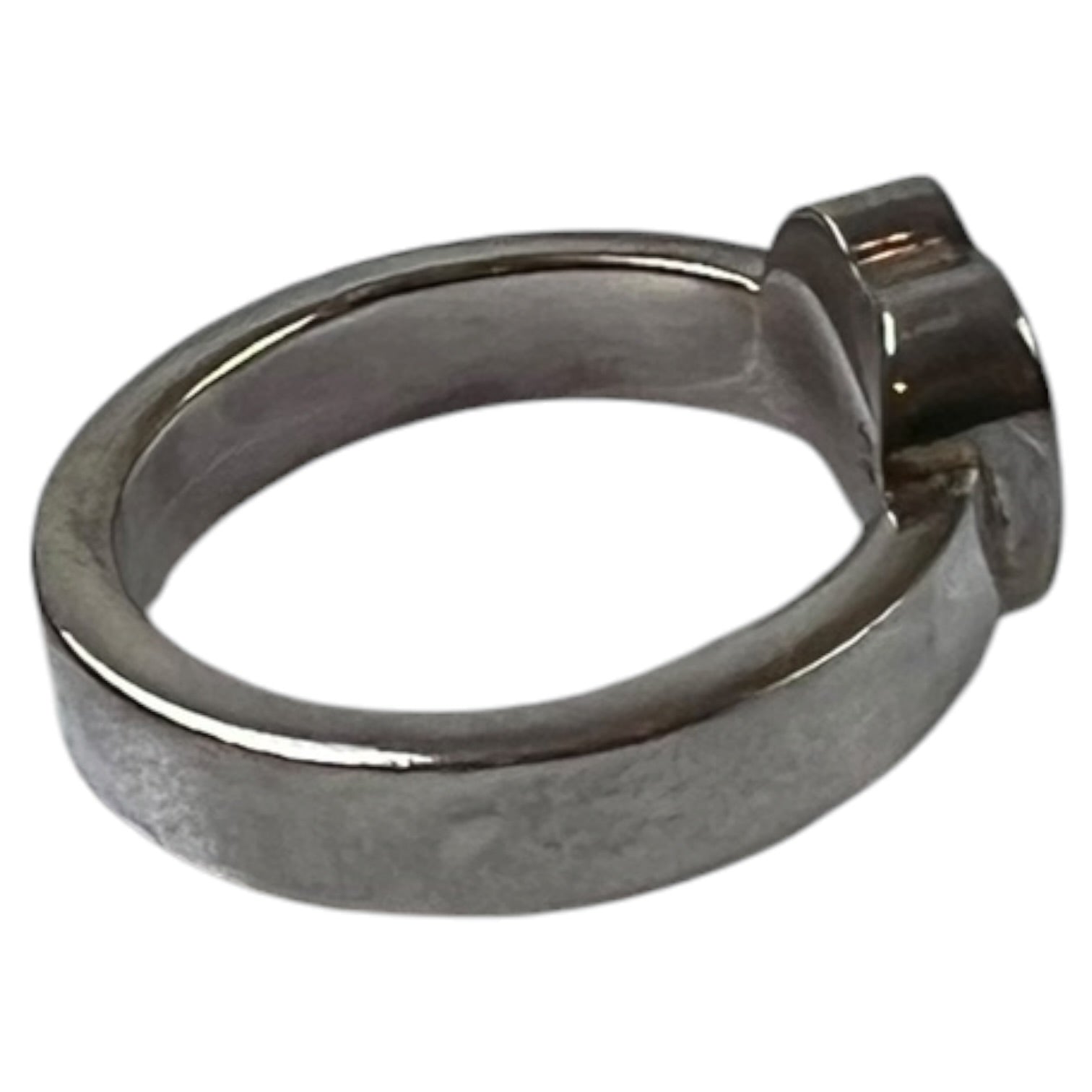 Gucci Trademark Heart Ring Sterling Silver