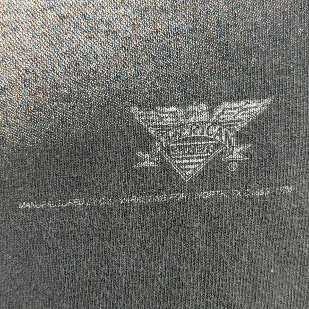 Vintage 3D Emblem "Follow the Eagle" T-Shirt Black