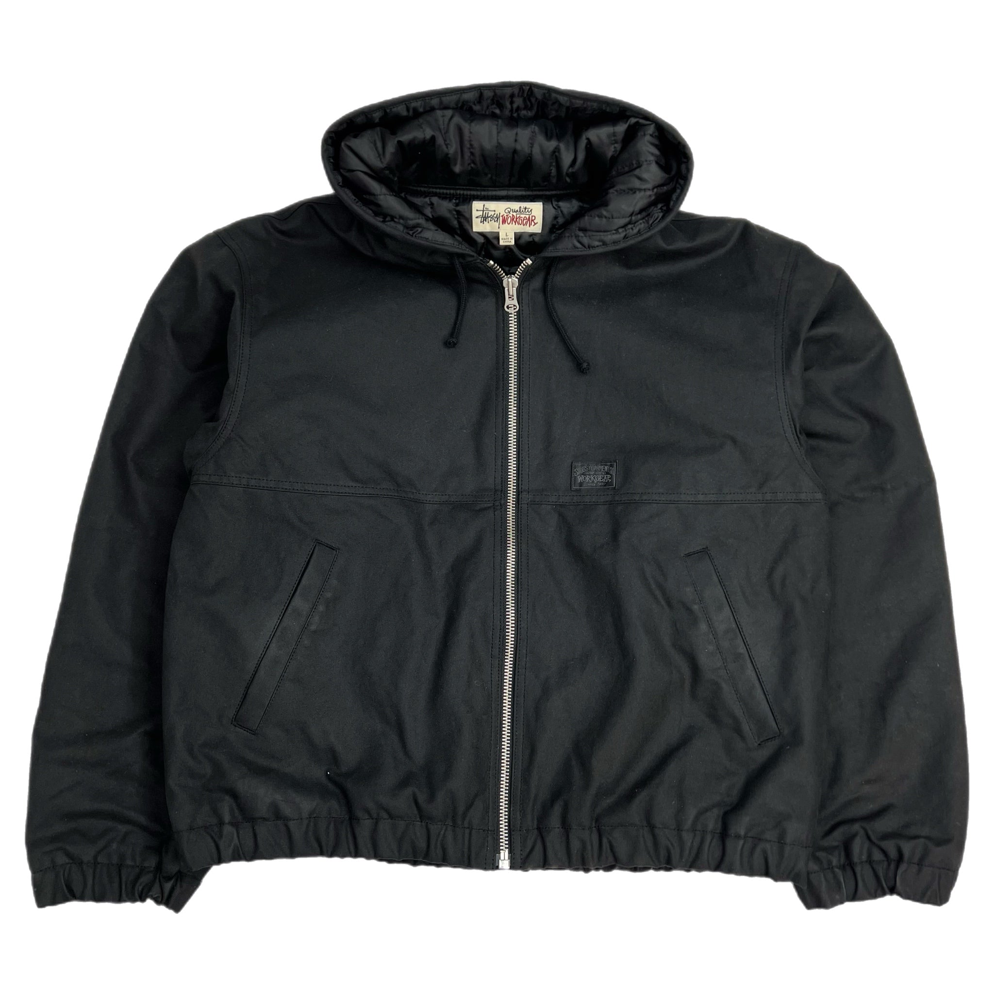Stussy Waxed Cotton Work Jacket Black FW25