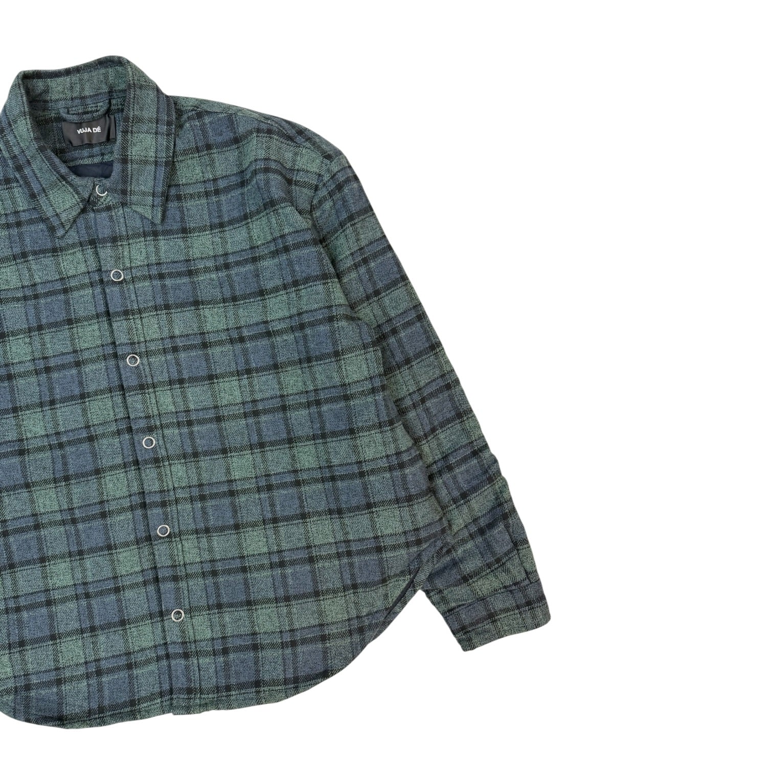 Vuja De Padded Flannel Jacket Green