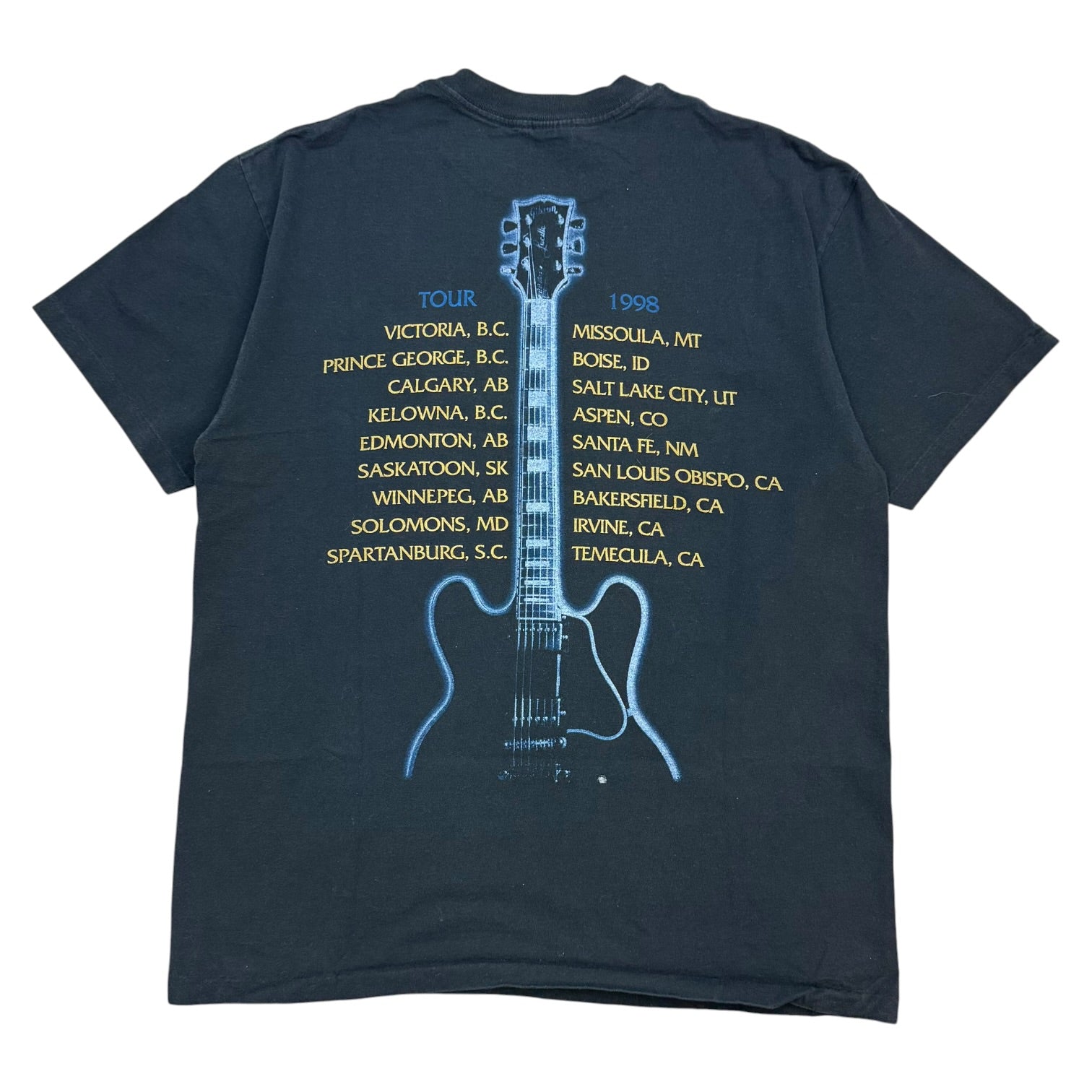 Vintage 1998 B.B. King Tour T-Shirt Black