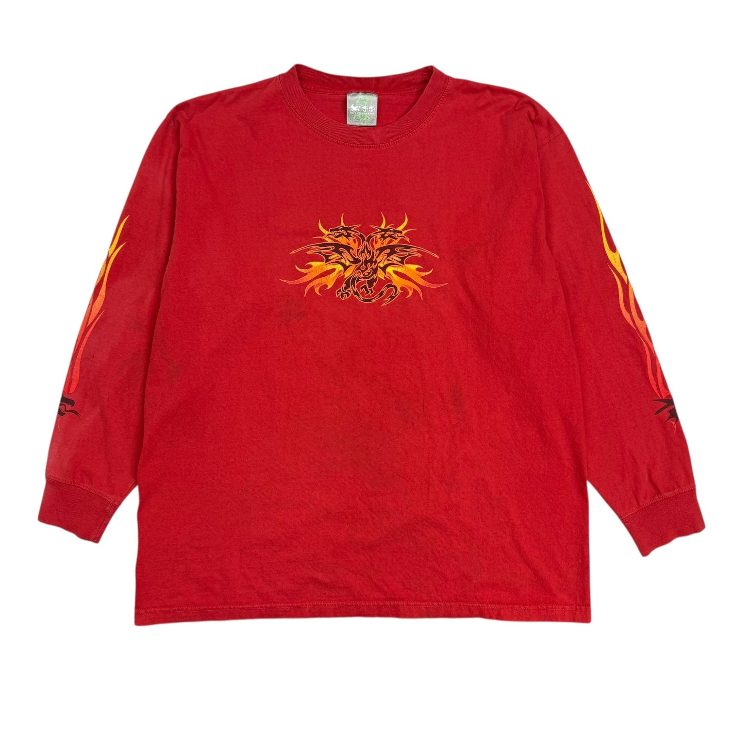 Vintage SilverStrand Dragon L/S Tee Red