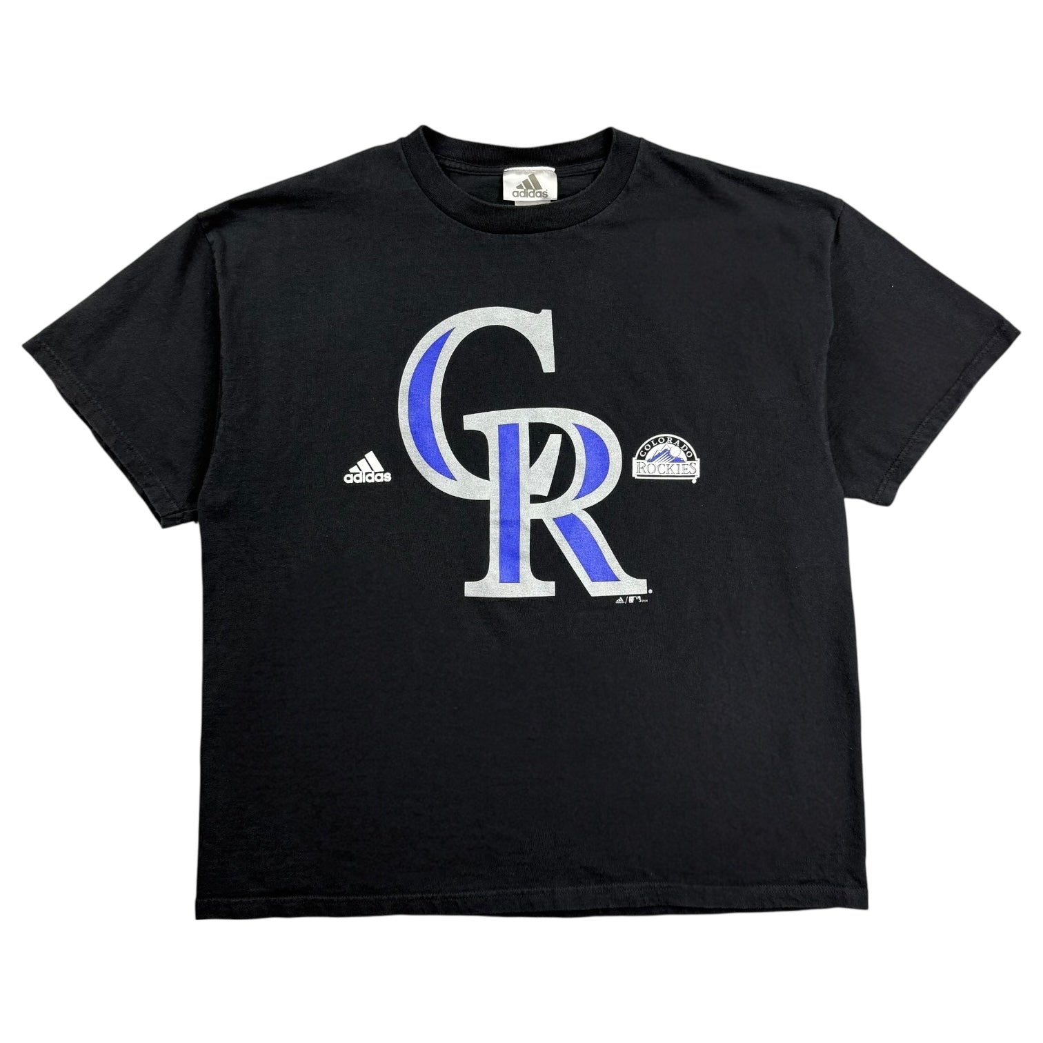 Vintage Adidas Colorado Rockies Tee Black