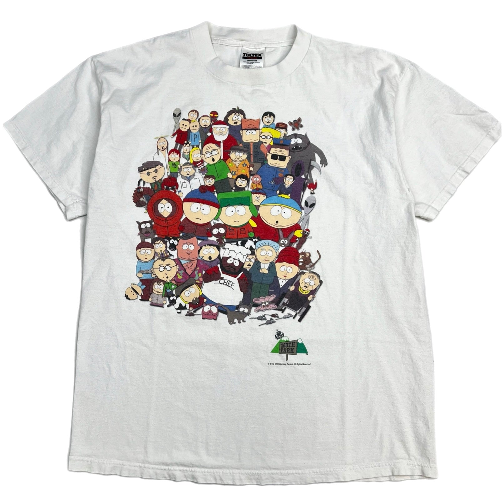 1998 South Park Group Tee White