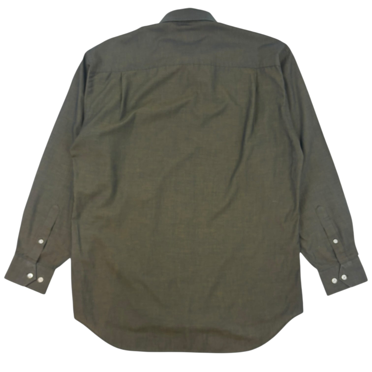 Christian Dior Chemise Button-Up Dress Shirt Olive