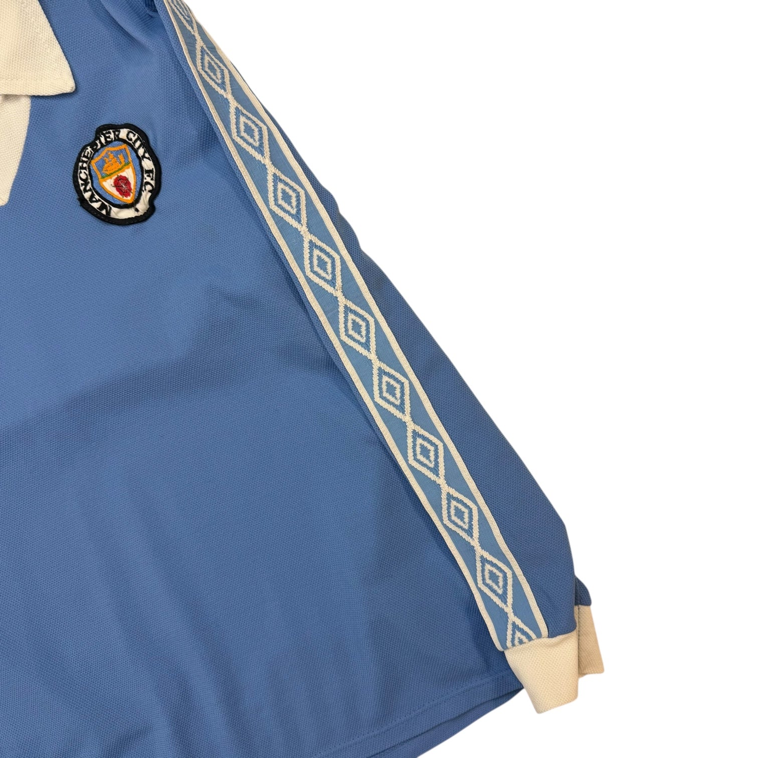 1977 Umbro Manchester City Home Jersey Blue