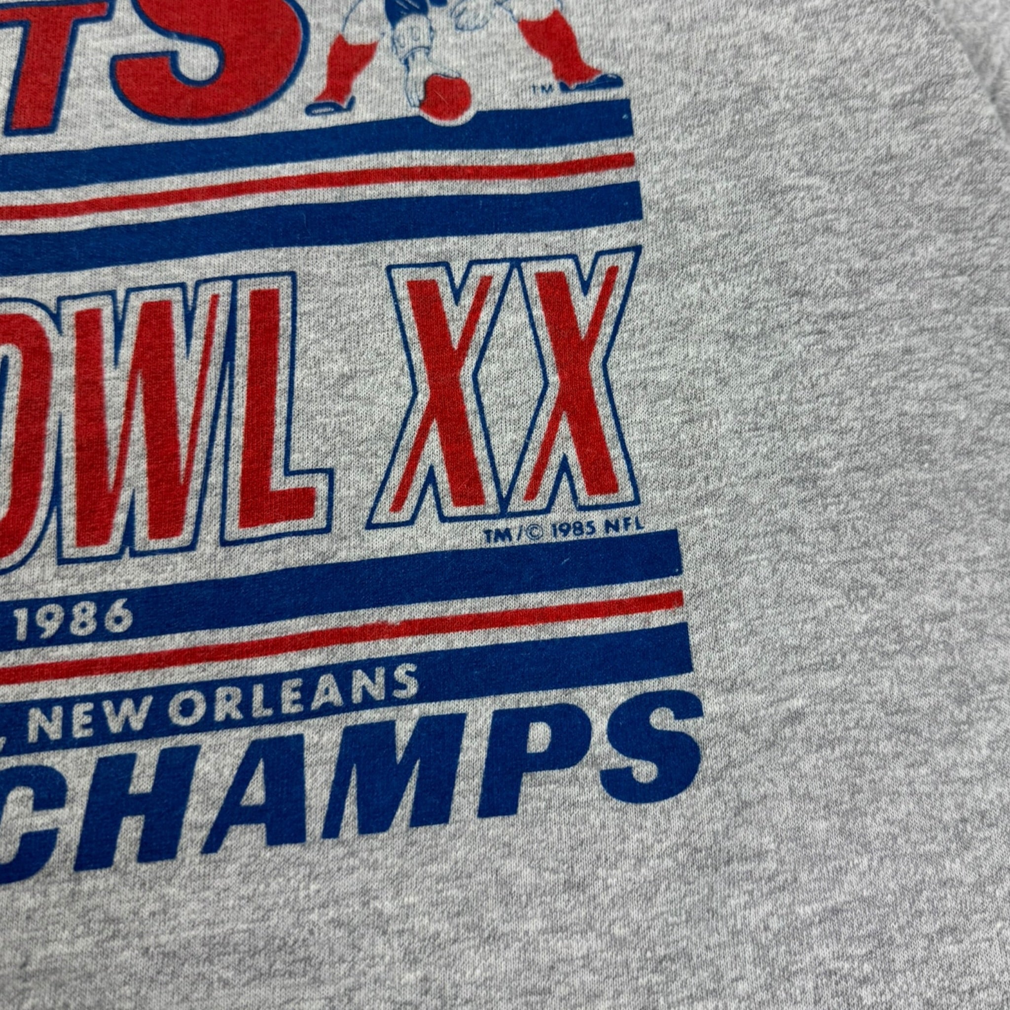 1985 New England Patriots Super Bowl XX Champs T-Shirt
