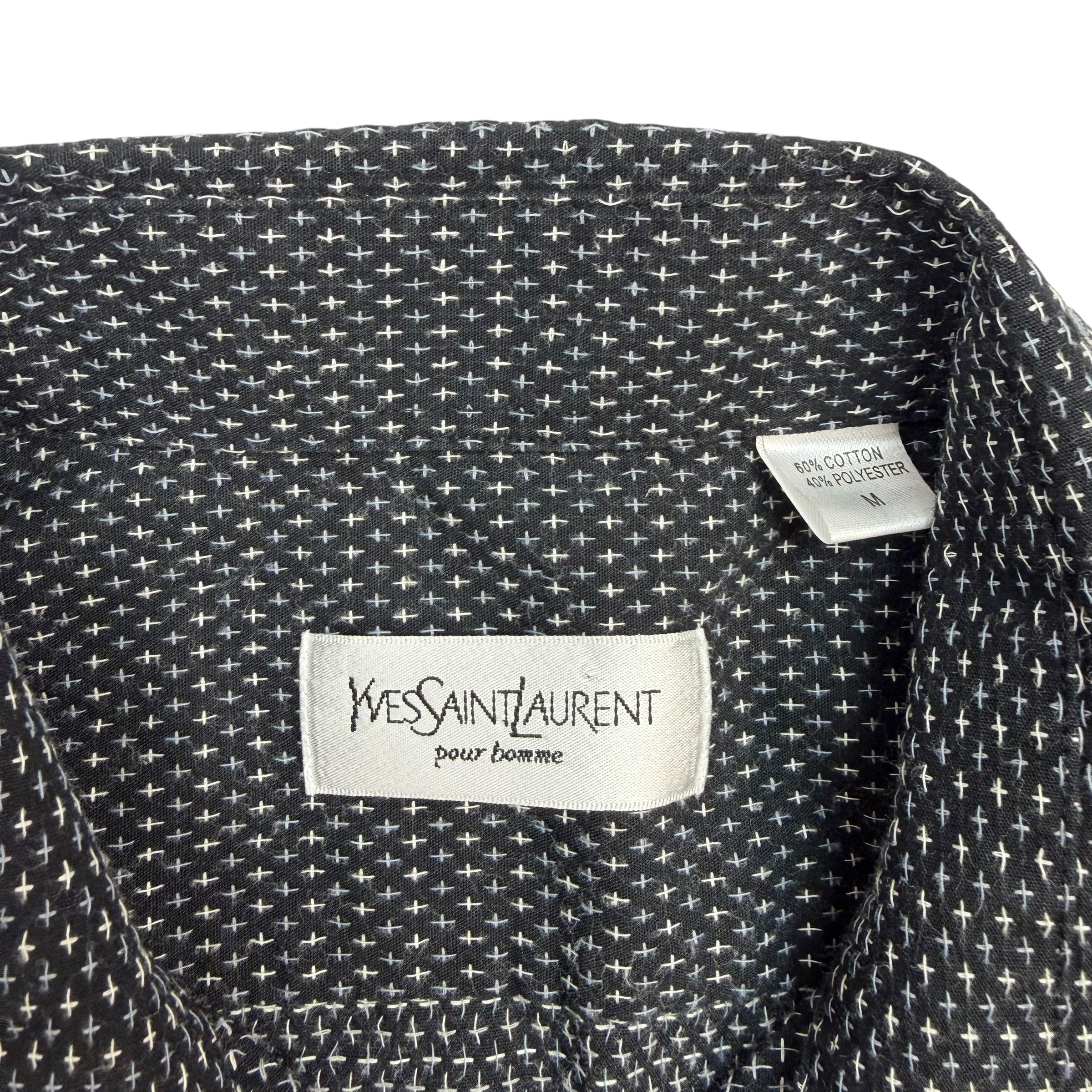 Vintage Yves Saint Laurent Button Up Black