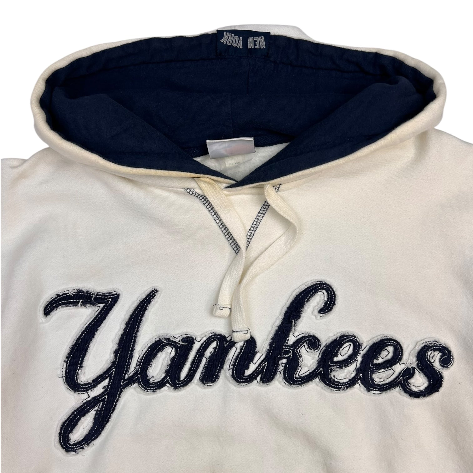 Vintage Majestic New York Yankees Hoodie White