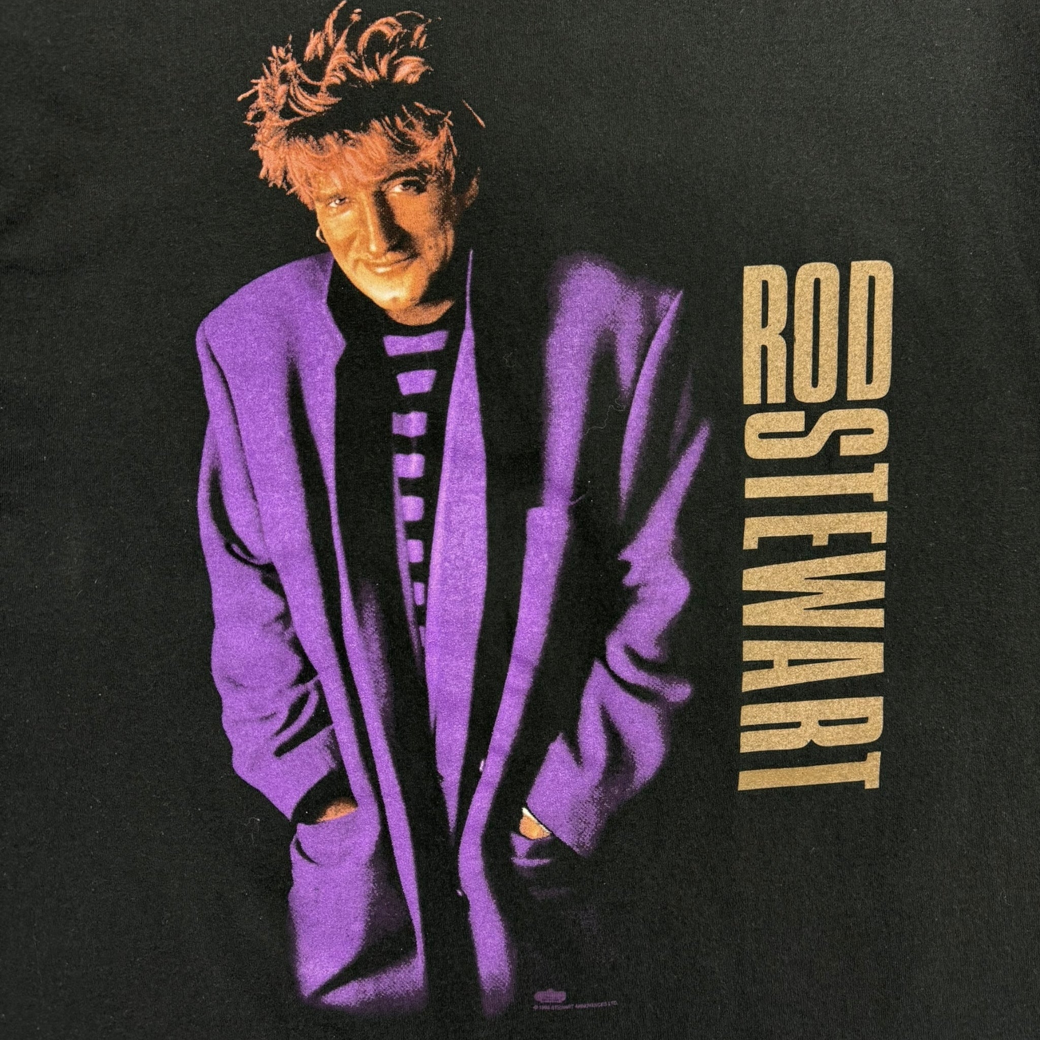 1996 Rod Stewart Live Tee Black