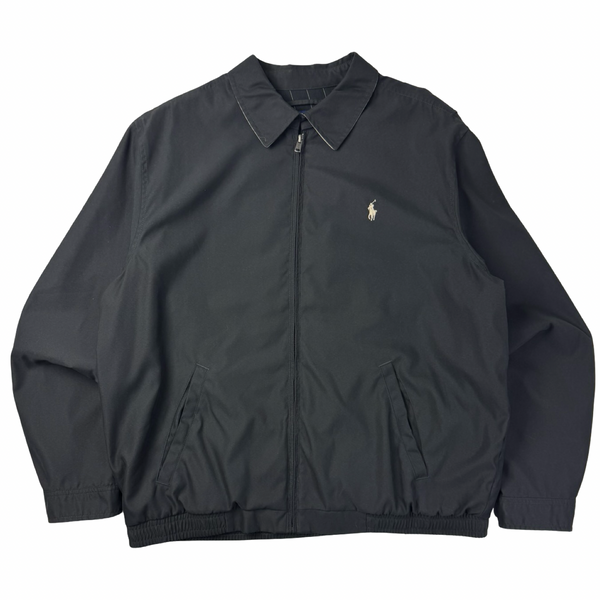 Polo Ralph Lauren Harrington Tartan Lined Jacket Black
