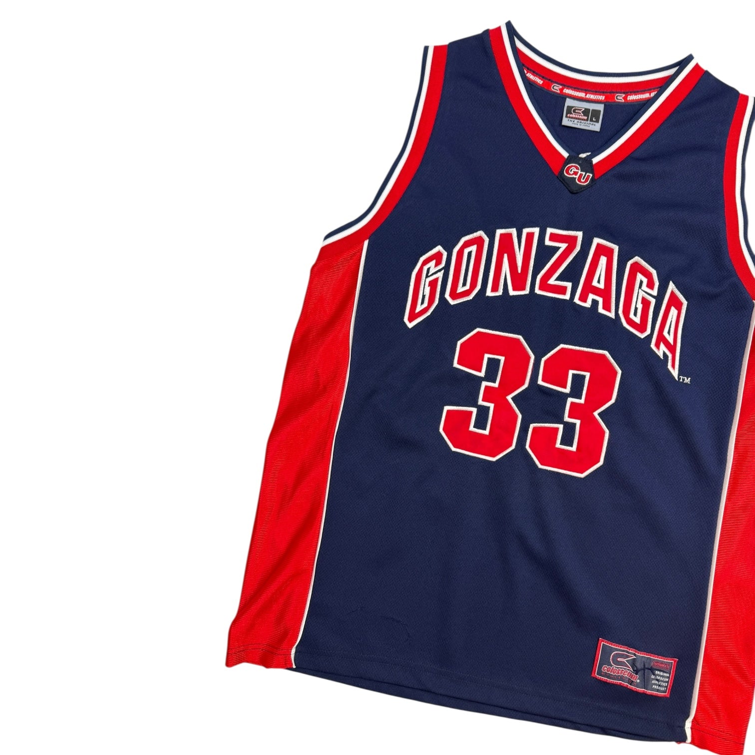 Vintage Gonzaga Bulldogs Basketball Jersey Navy