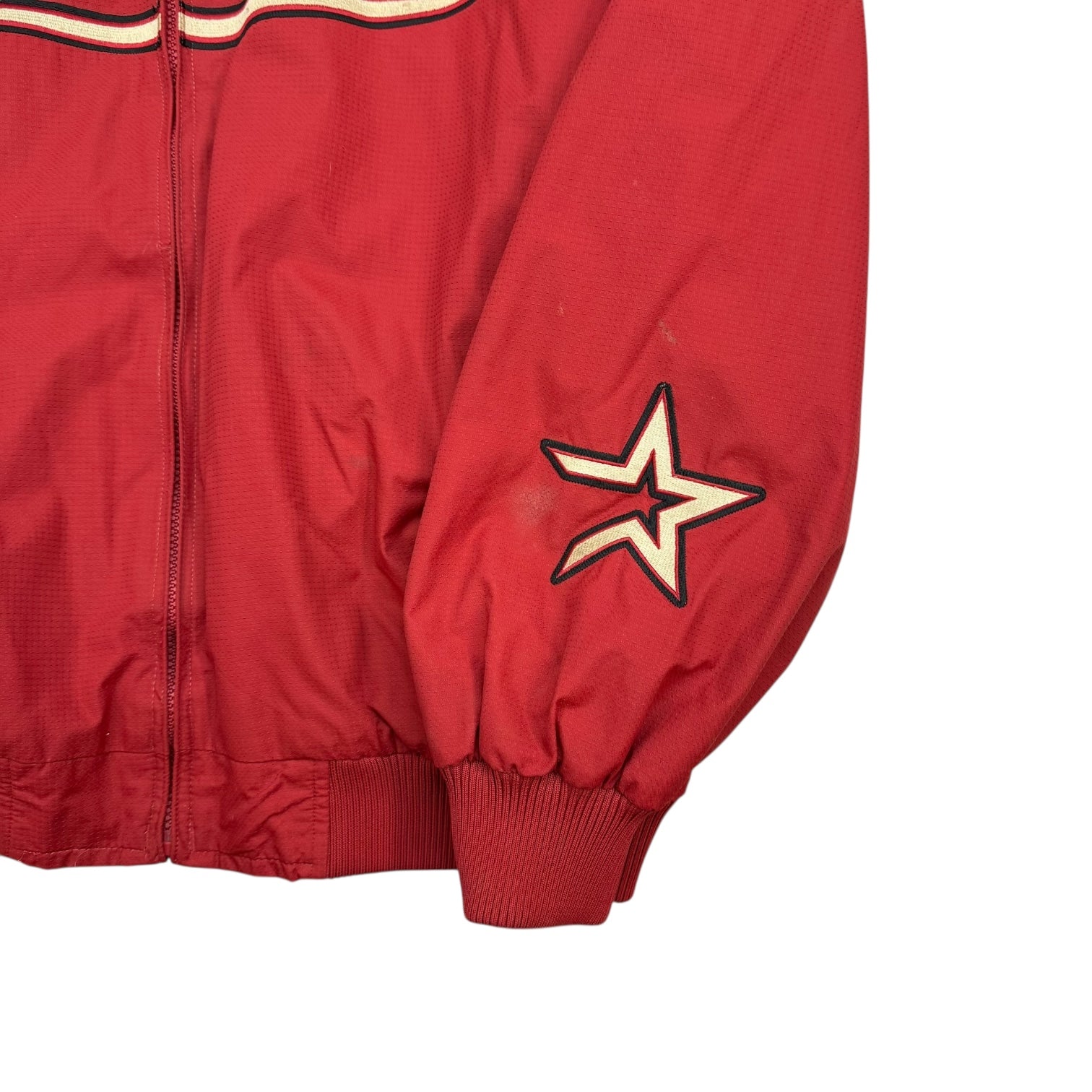 Vintage Houston Astros Windbreaker Jacket Red