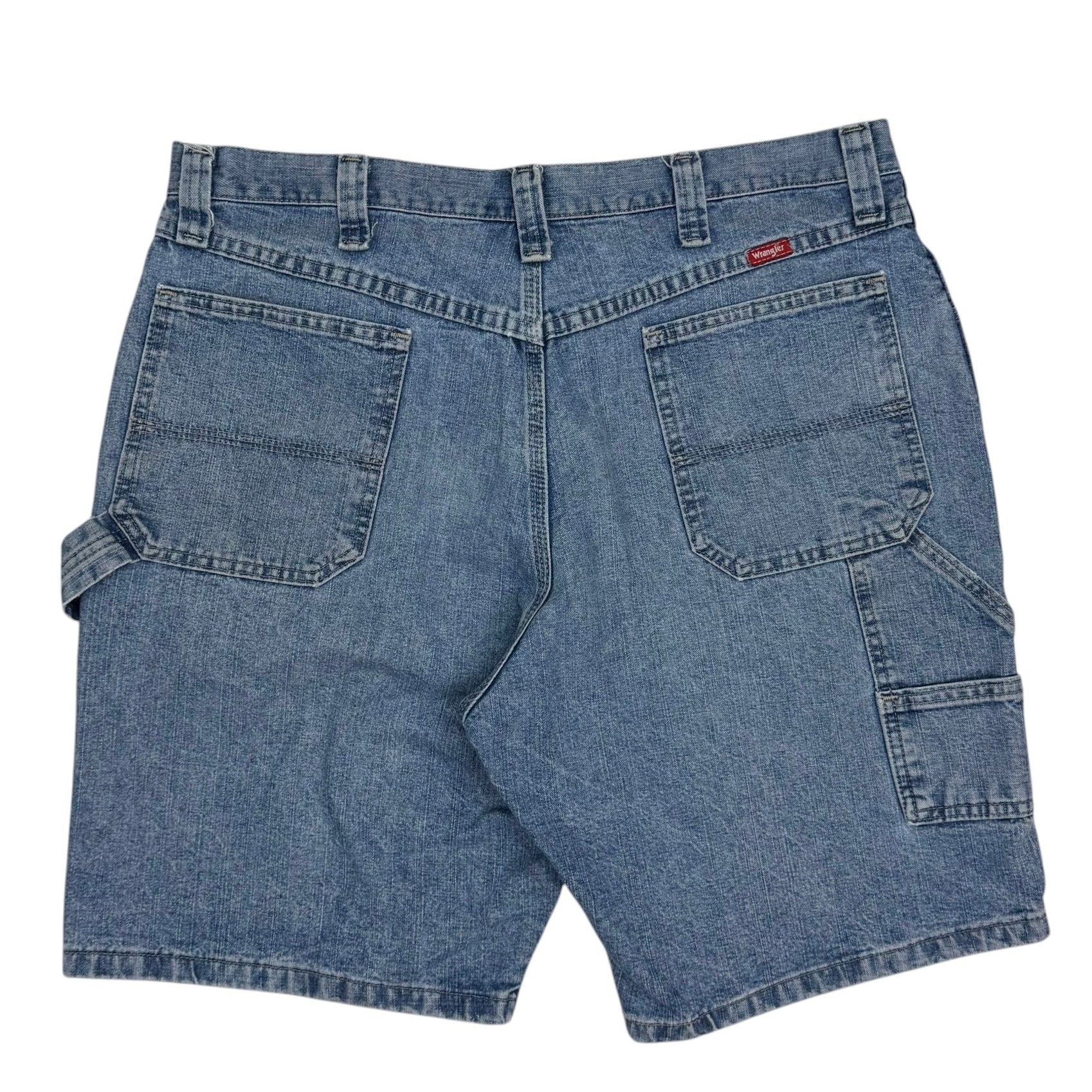 Vintage Wrangler Denim Carpenter Shorts Blue