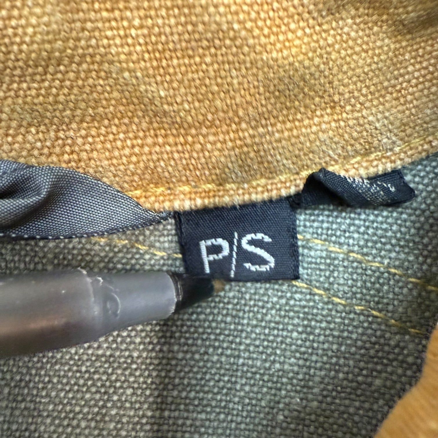 Vintage Multi Pocket Bomber Jacket Tan/Green