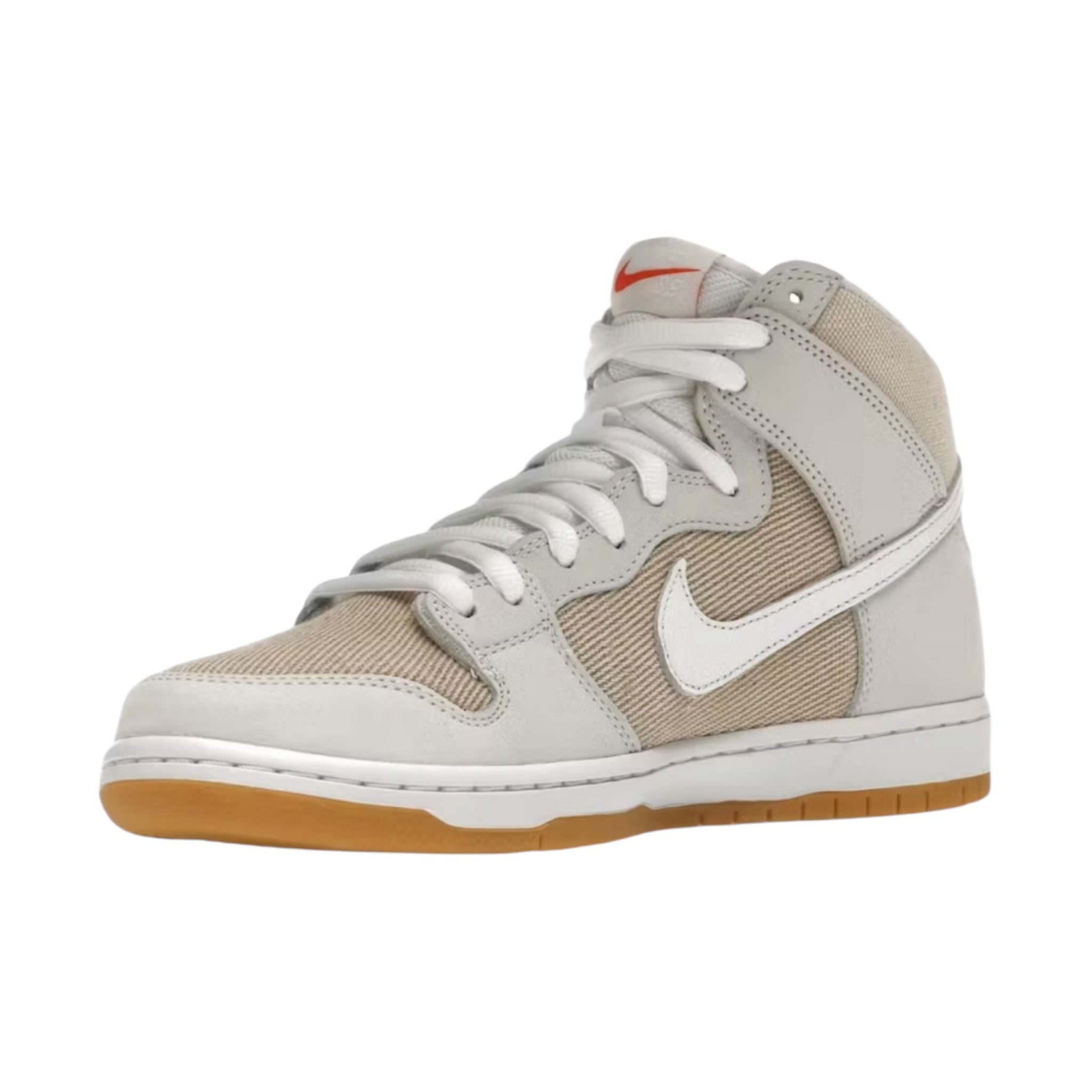 Nike SB Dunk High Pro ISO Orange Label Unbleached Natural