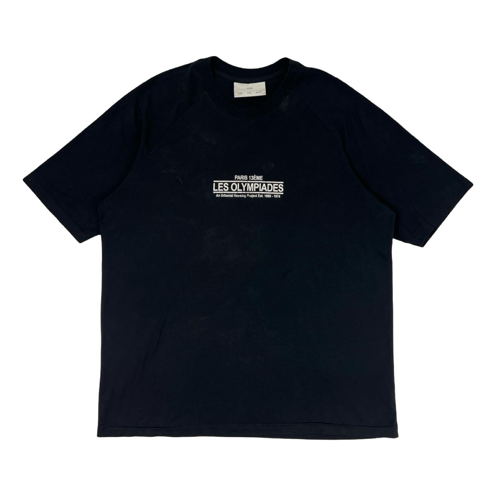 Song For The Mute “Les Olympiades” T-Shirt Black