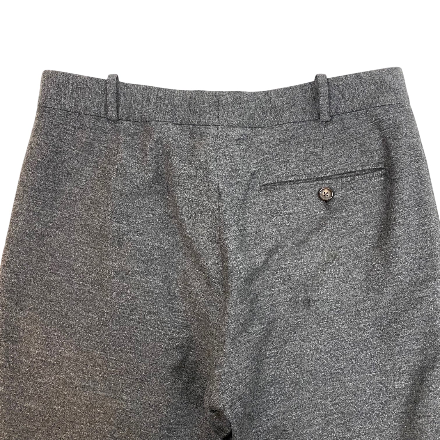 Maison Margiela Regular Fit Wool Pants Grey