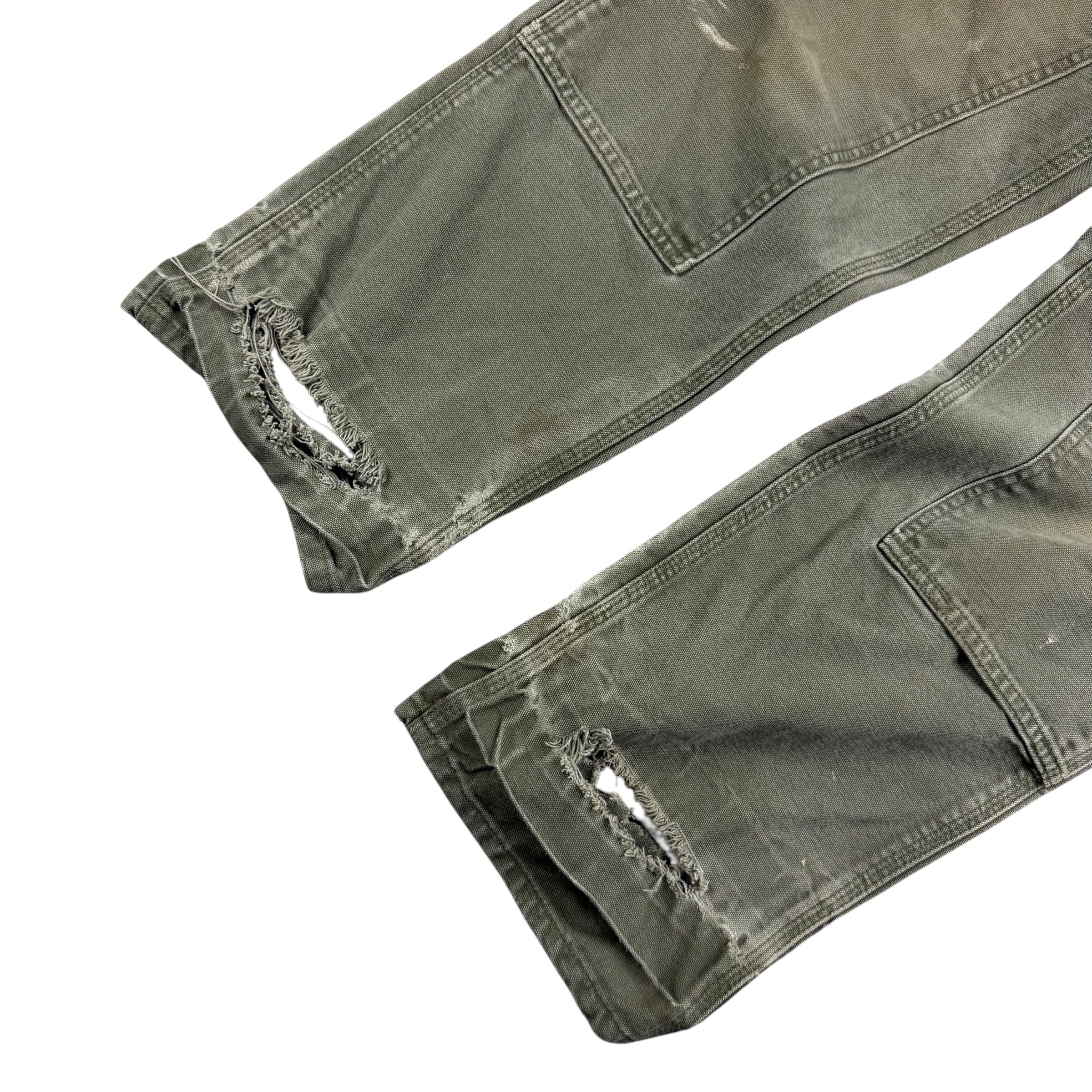 Vintage Carhartt Double Knee Pants Green