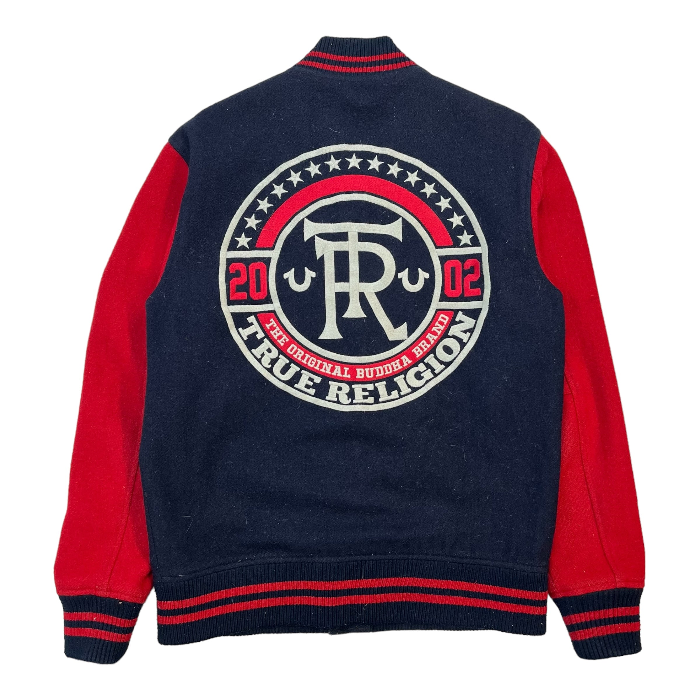 True Religion Varsity Jacket Red/Navy