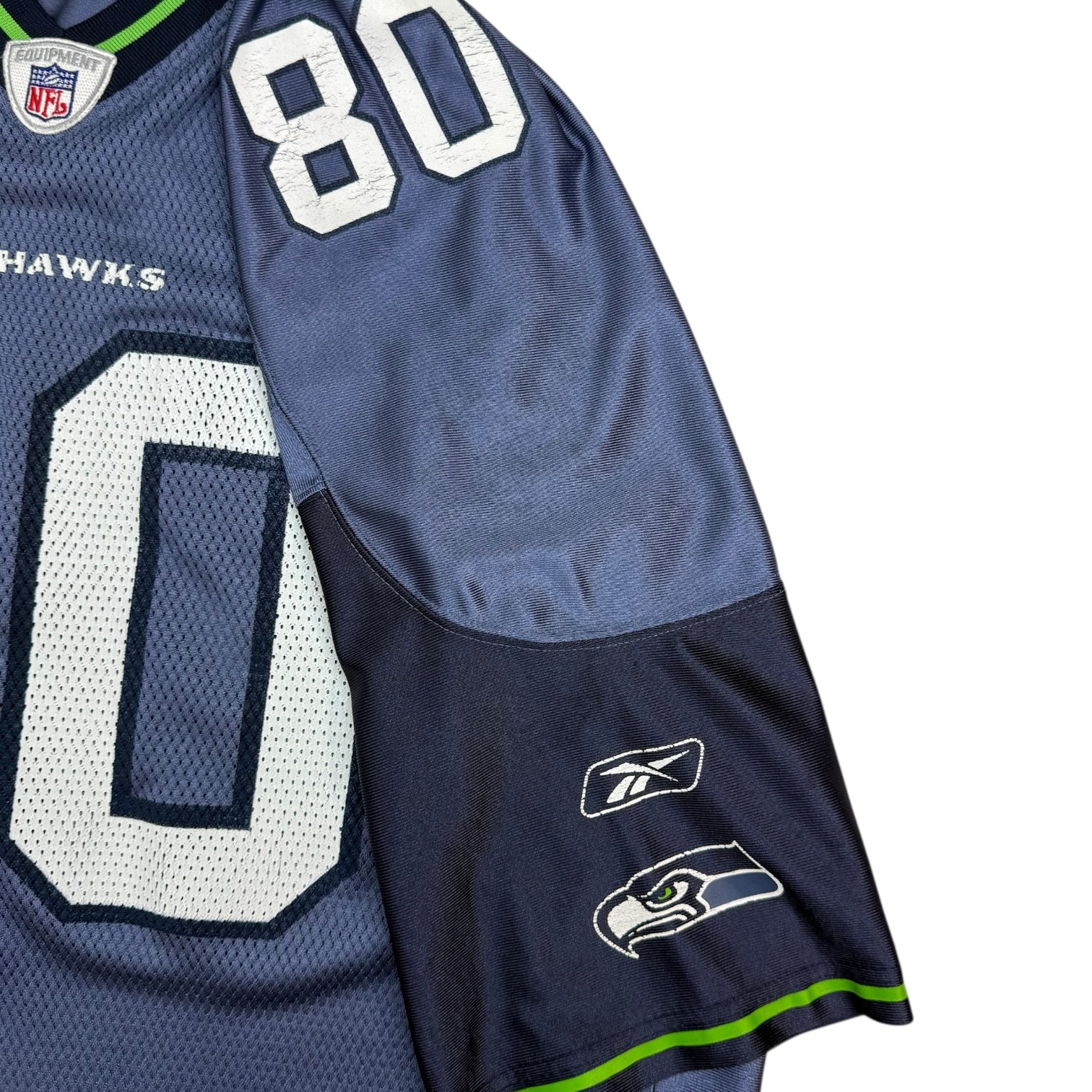 Vintage Reebok Seattle Seahawks Jerry Rice Home Jersey Blue