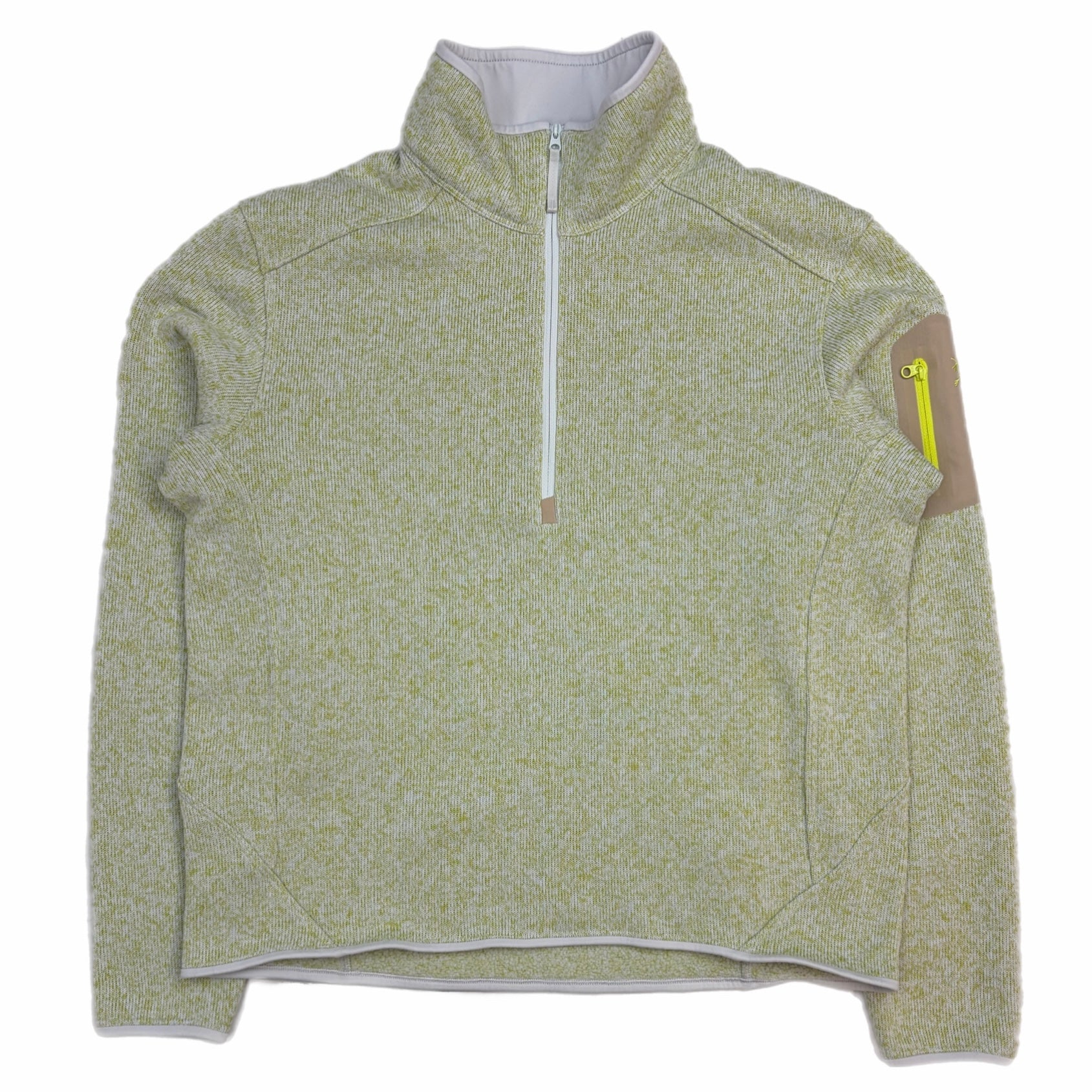 (W) Vintage Arc’teryx Covert Quarter Zip Key Lime/White