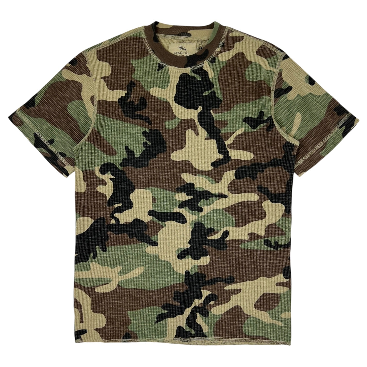 Stussy Thermal Short Sleeve T-Shirt Camo