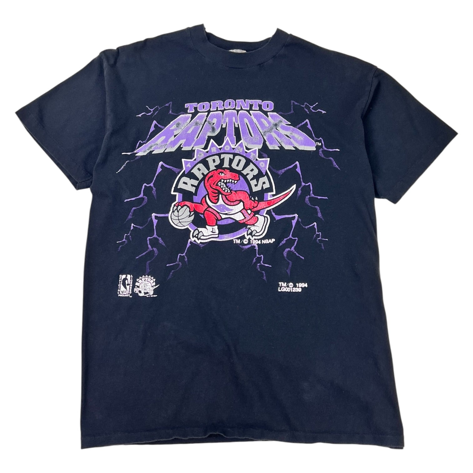 Vintage 1994 Toronto Raptors NBA T-Shirt Black