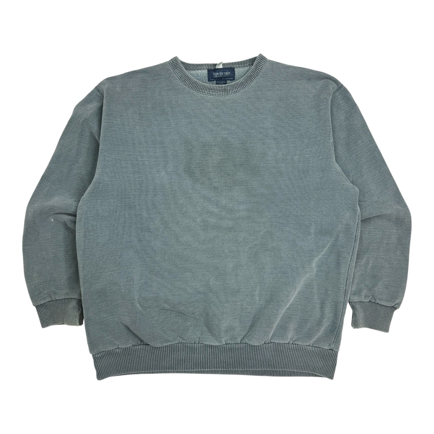 Vintage Blank Crewneck Sweater Faded Indigo