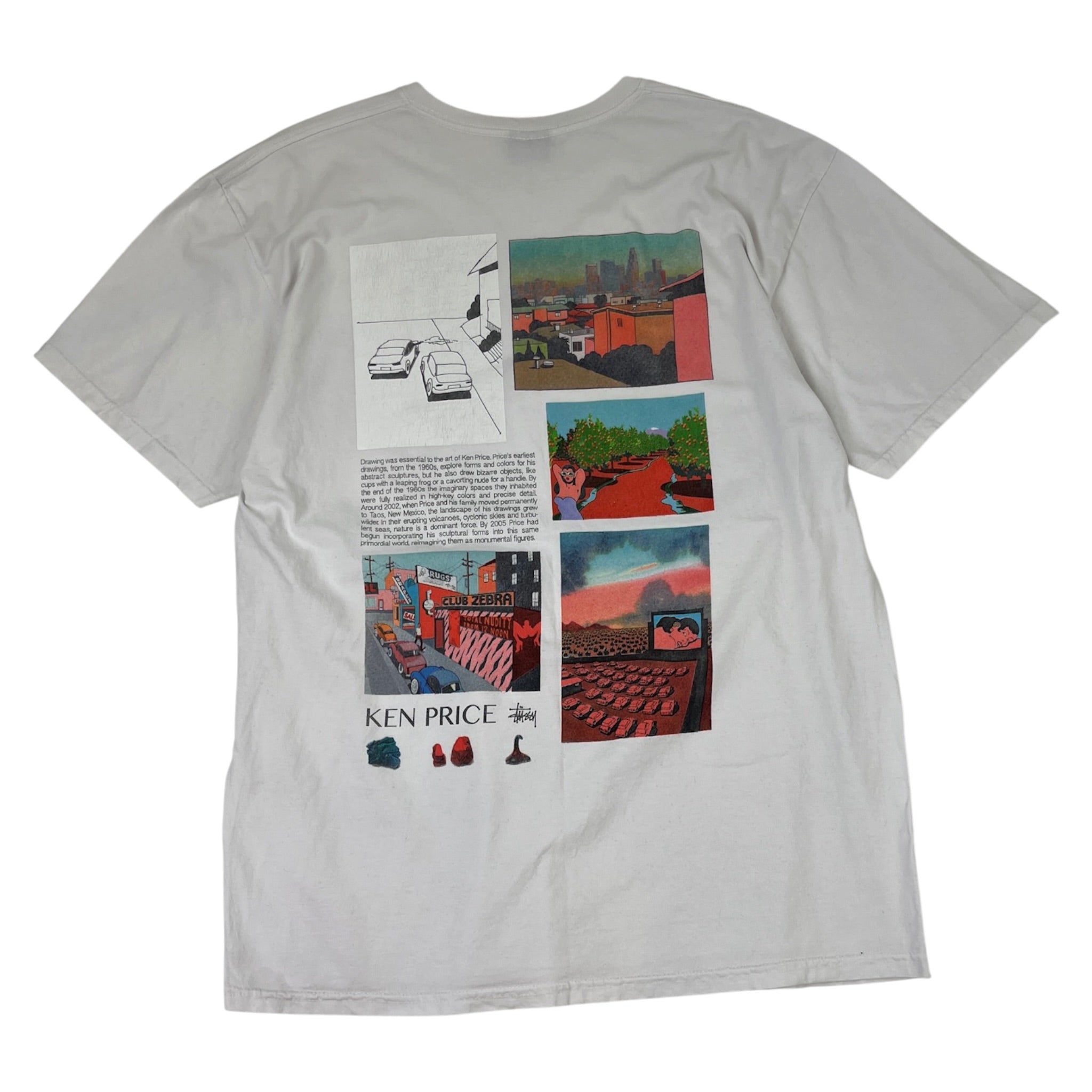 Stussy x Ken Price Imaginary Spaces T-Shirt White
