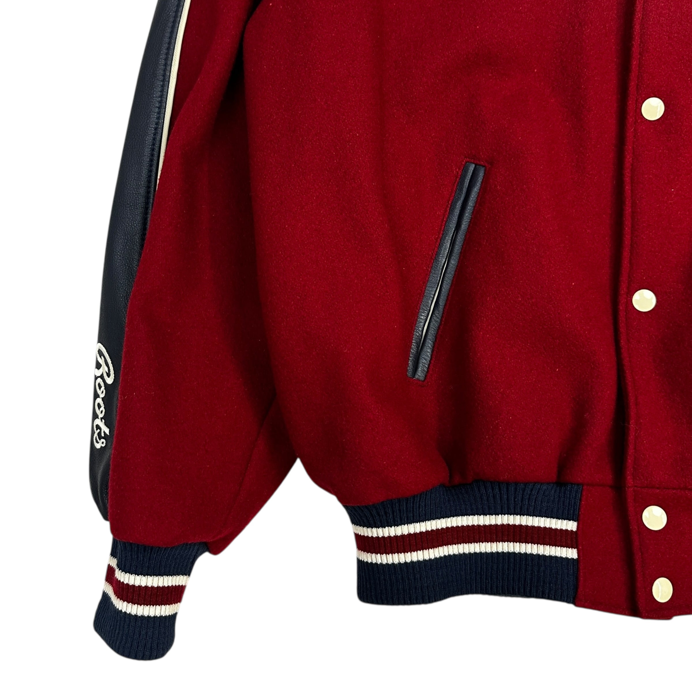 Vintage Edmonton Oil Kings Varsity Jacket Maroon
